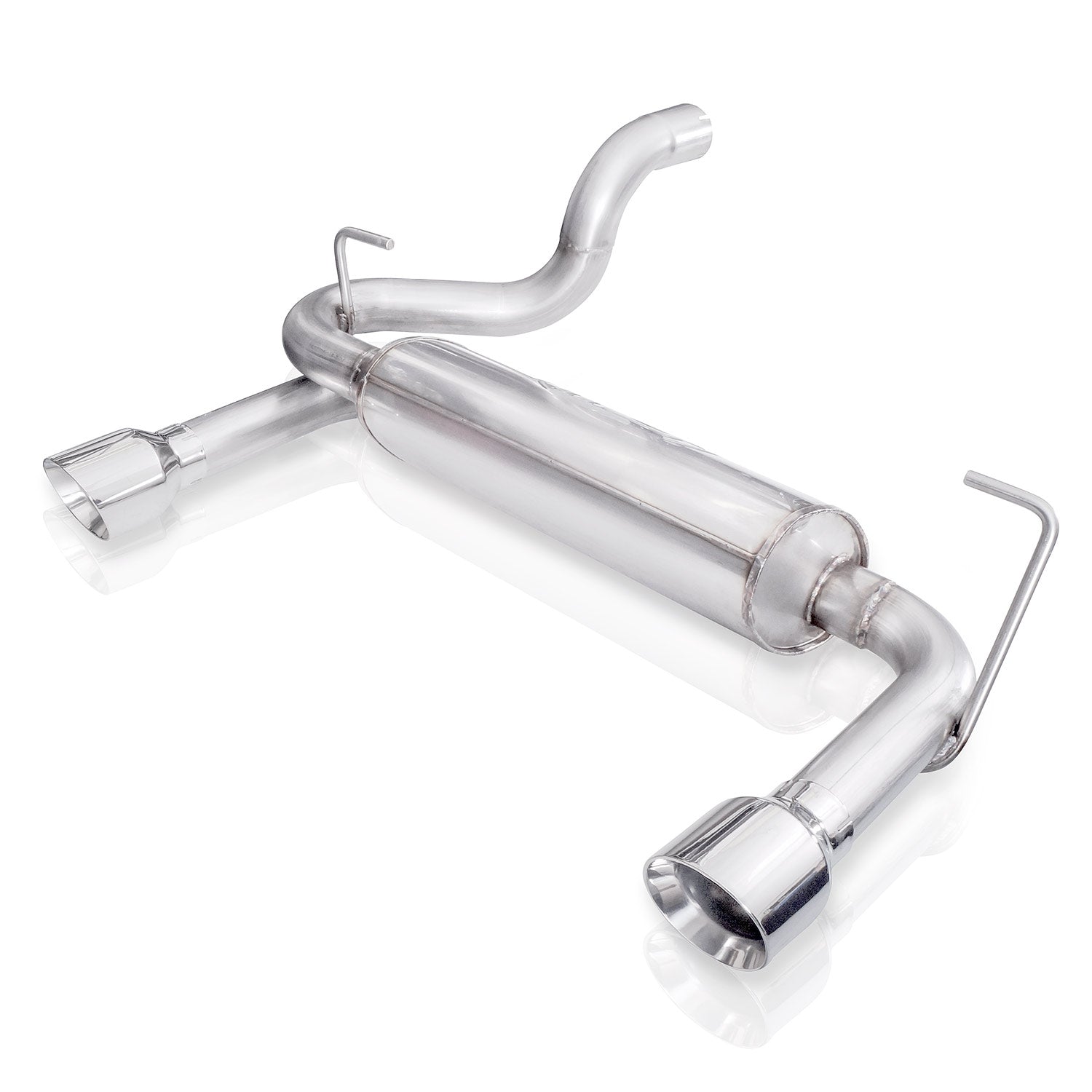 Stainless Works Axleback Dual Oulet Muffler Factory Connect - Apollo Off-Road