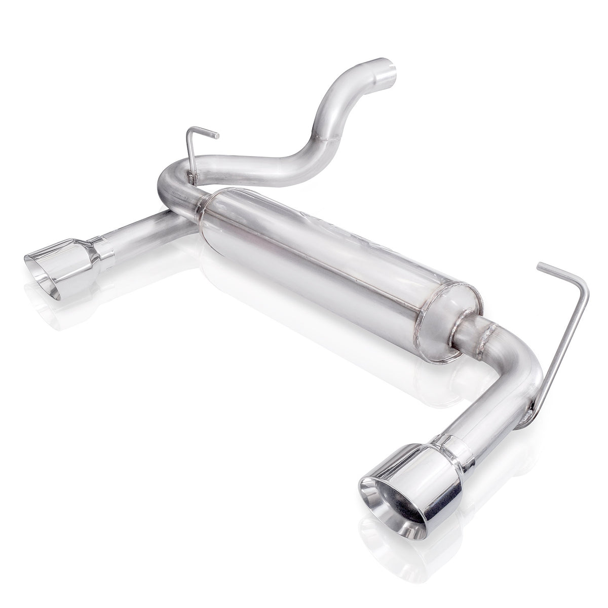 Stainless Works Axleback Dual Oulet Muffler Factory Connect - Apollo Off-Road