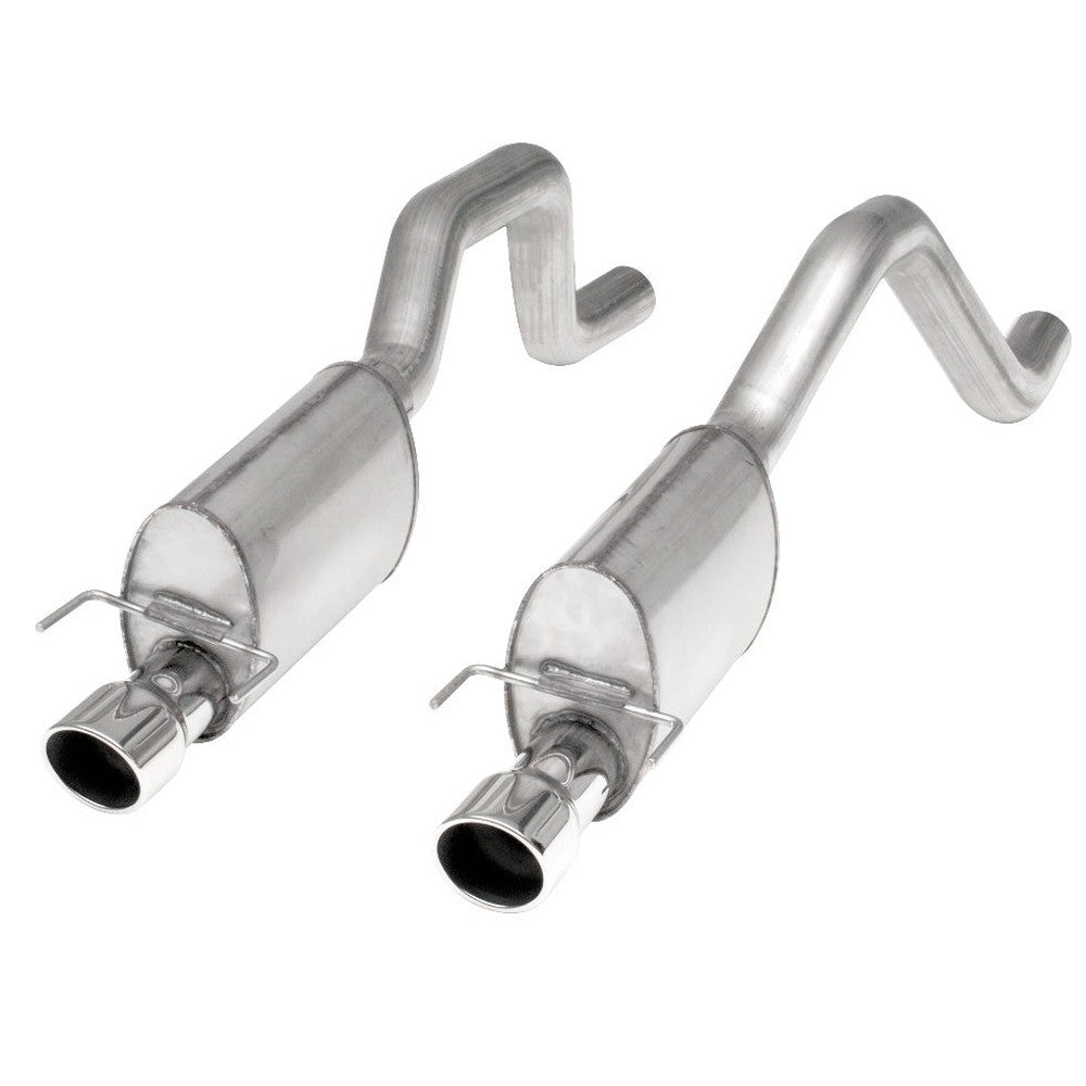 Stainless Works Axleback Dual Turbo Chambered Mufflers Factory Connect - Apollo Off-Road