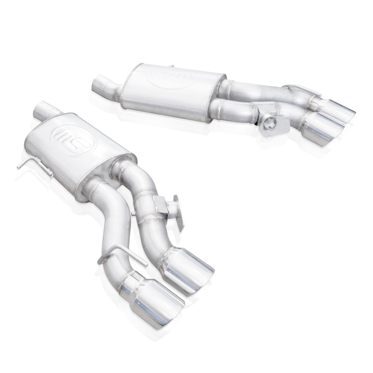 Stainless Works Axleback Dual Turbo Custom Mufflers Performance Connect - Apollo Off-Road
