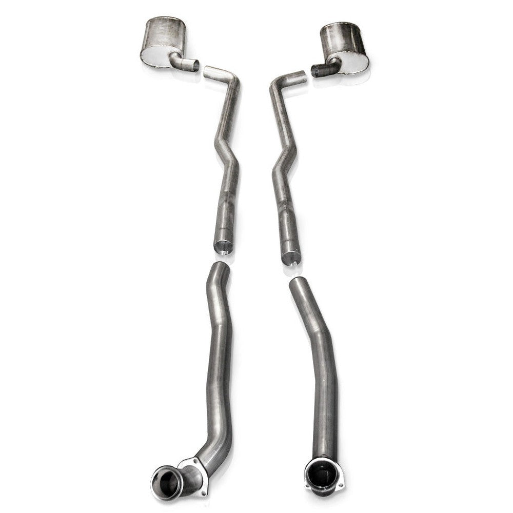 Stainless Works BBC Catback Dual Chambered Mufflers Auto Trans. Factory Connect - Apollo Off-Road