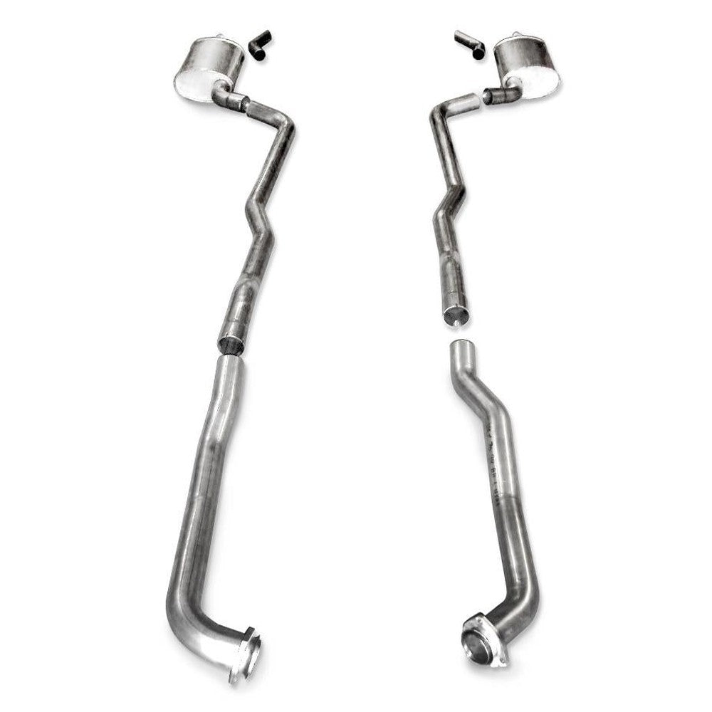 Stainless Works BBC Catback Dual Chambered Mufflers Manual Trans Factory Connect - Apollo Off-Road