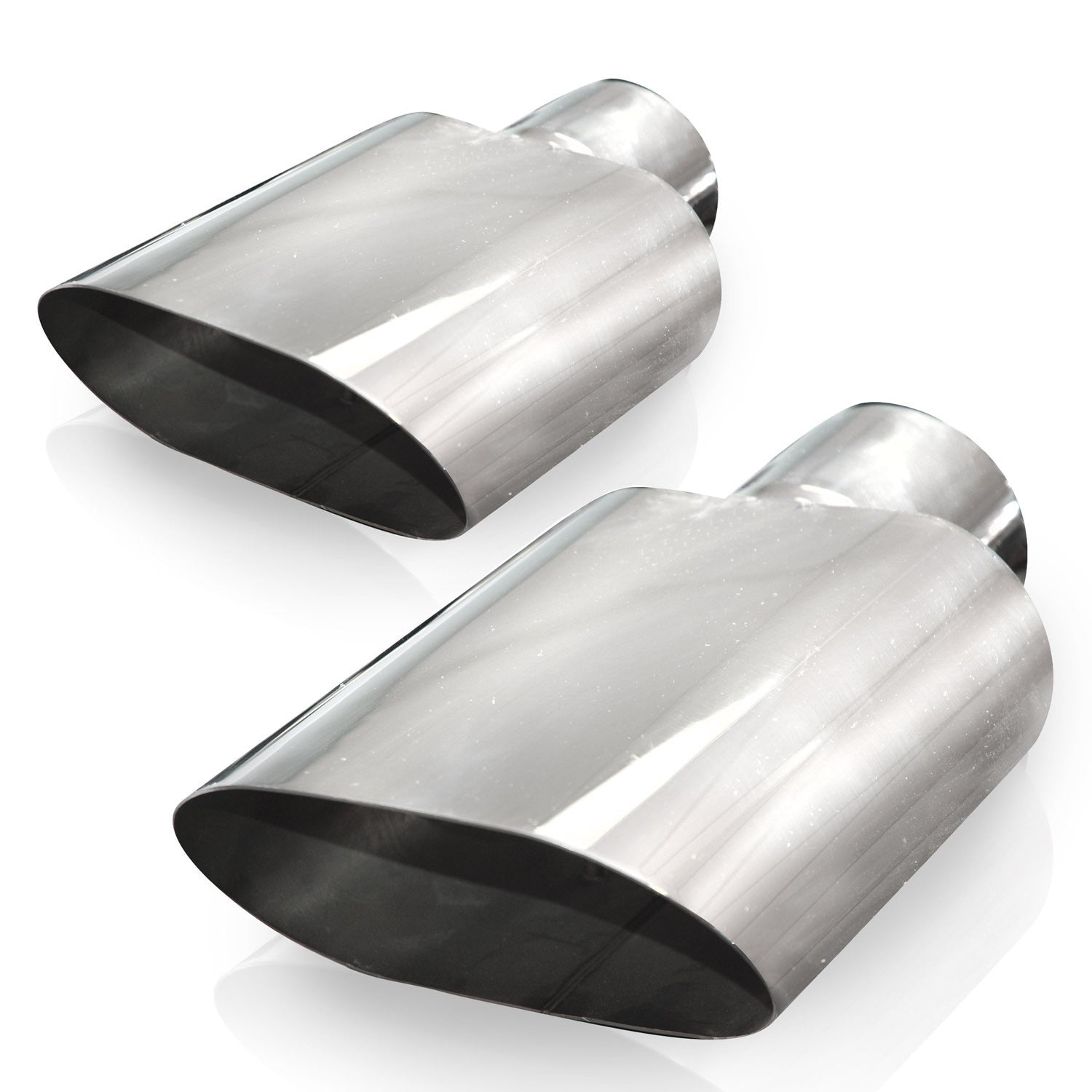 Stainless Works Big Oval Tips 3" Inlet - Apollo Off-Road