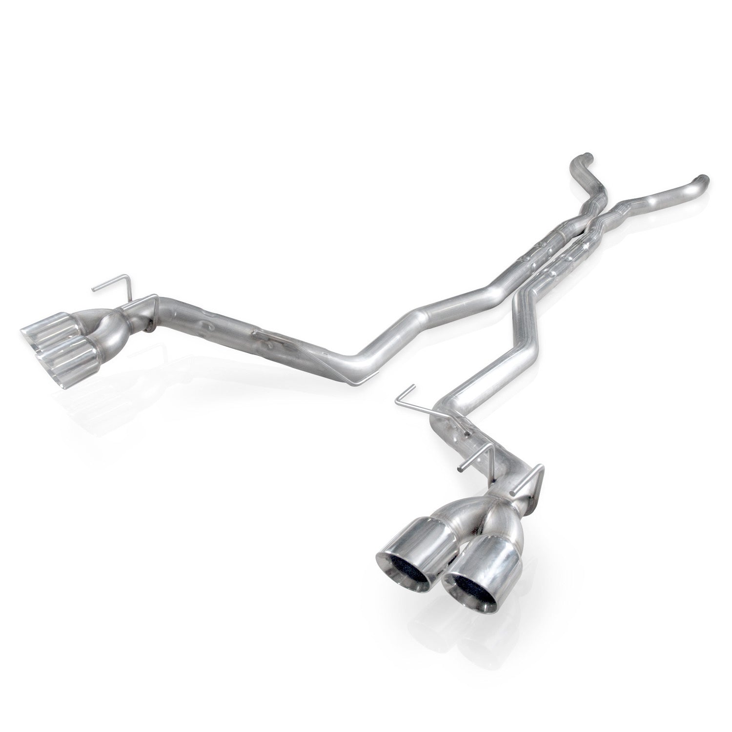 Stainless Works Catback Dual Chambered Round Mufflers Factory Connect - Apollo Off-Road
