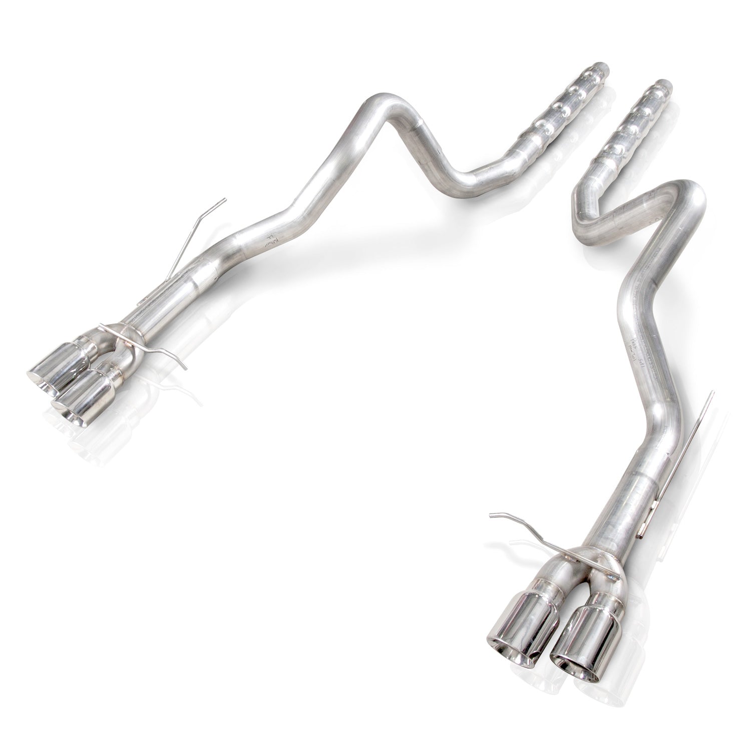 Stainless Works Catback Dual Chambered Round Mufflers With Perf Factory Connect - Apollo Off-Road