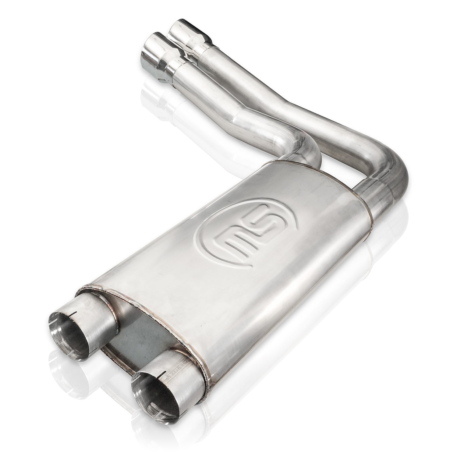Stainless Works Catback Dual Inlet/Outlet Chambered Muffler Performance Connect - Apollo Off-Road