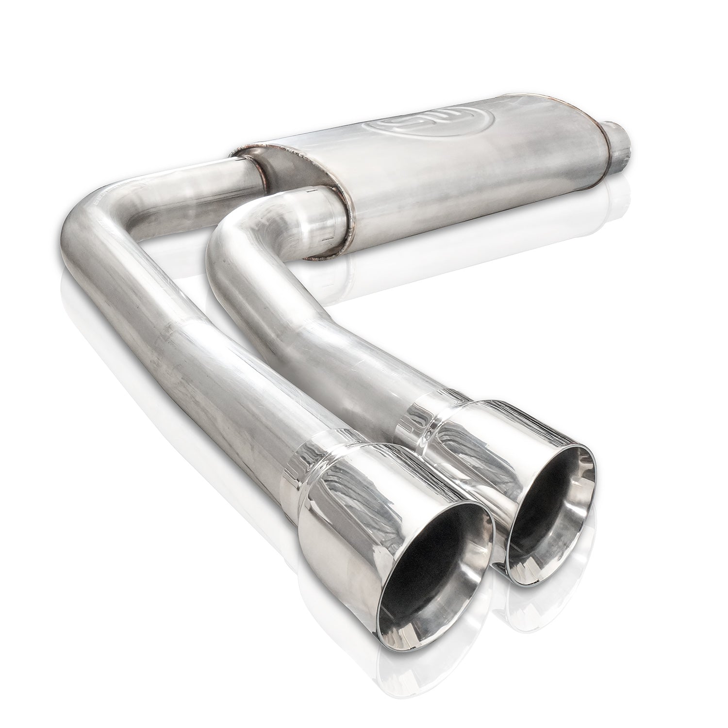 Stainless Works Catback Dual Inlet/Outlet S-Tube Muffler Performance Connect - Apollo Off-Road