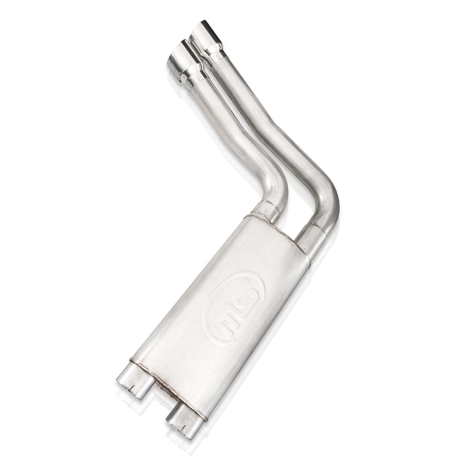 Stainless Works Catback Dual Inlet/Outlet S-Tube Muffler Performance Connect - Apollo Off-Road