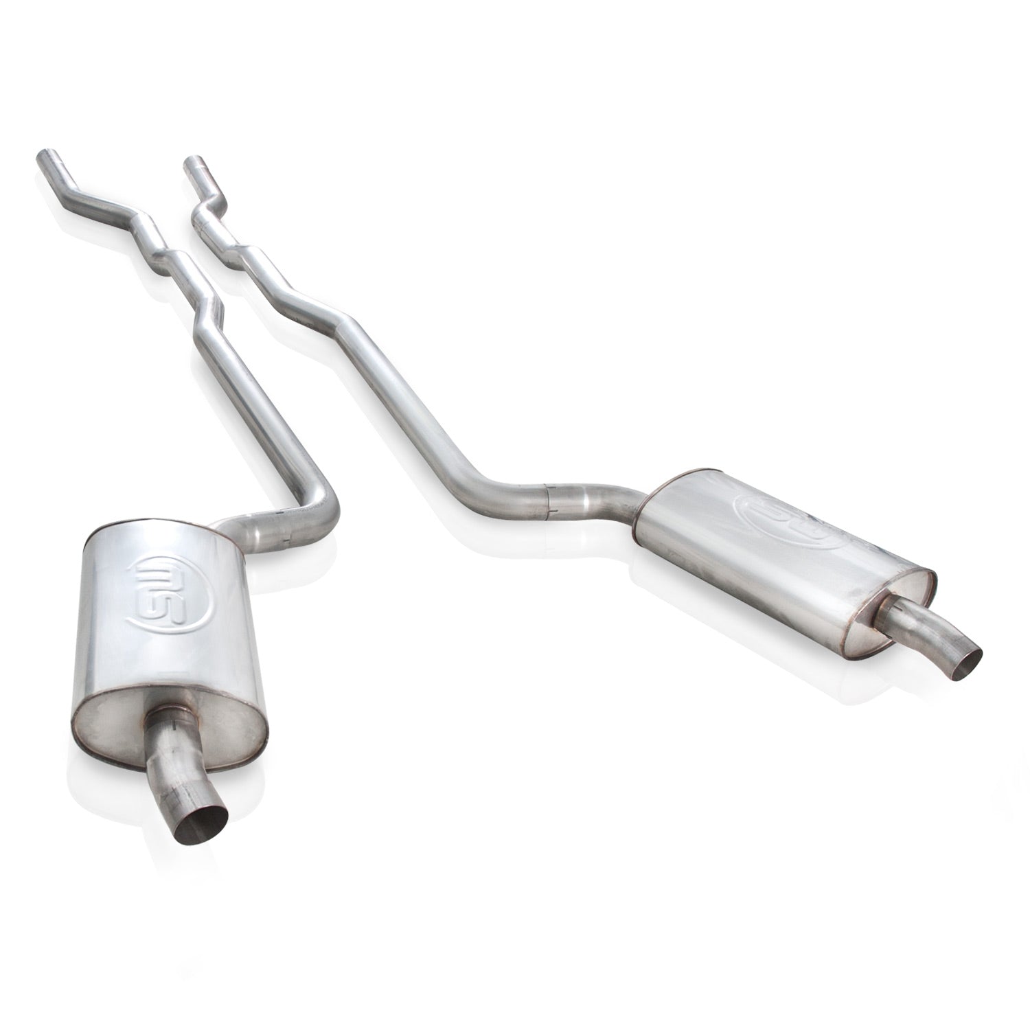 Stainless Works Catback Dual Long Chambered Mufflers Performance Connect - Apollo Off-Road