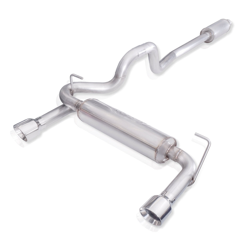Stainless Works Catback Dual Outlet Turbo Muffler Factory Connect - Apollo Off-Road