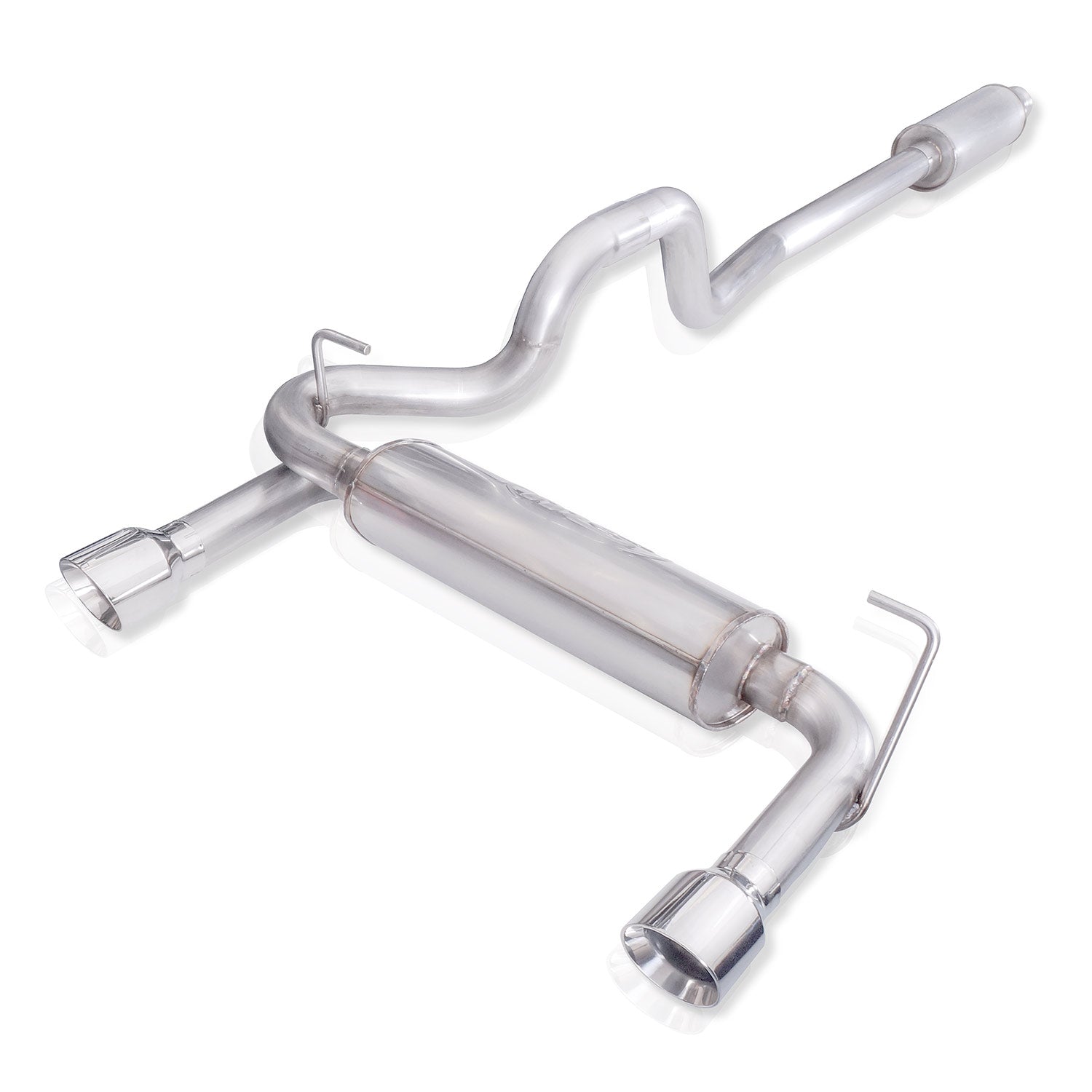 Stainless Works Catback Dual Outlet Turbo Muffler Factory Connect - Apollo Off-Road
