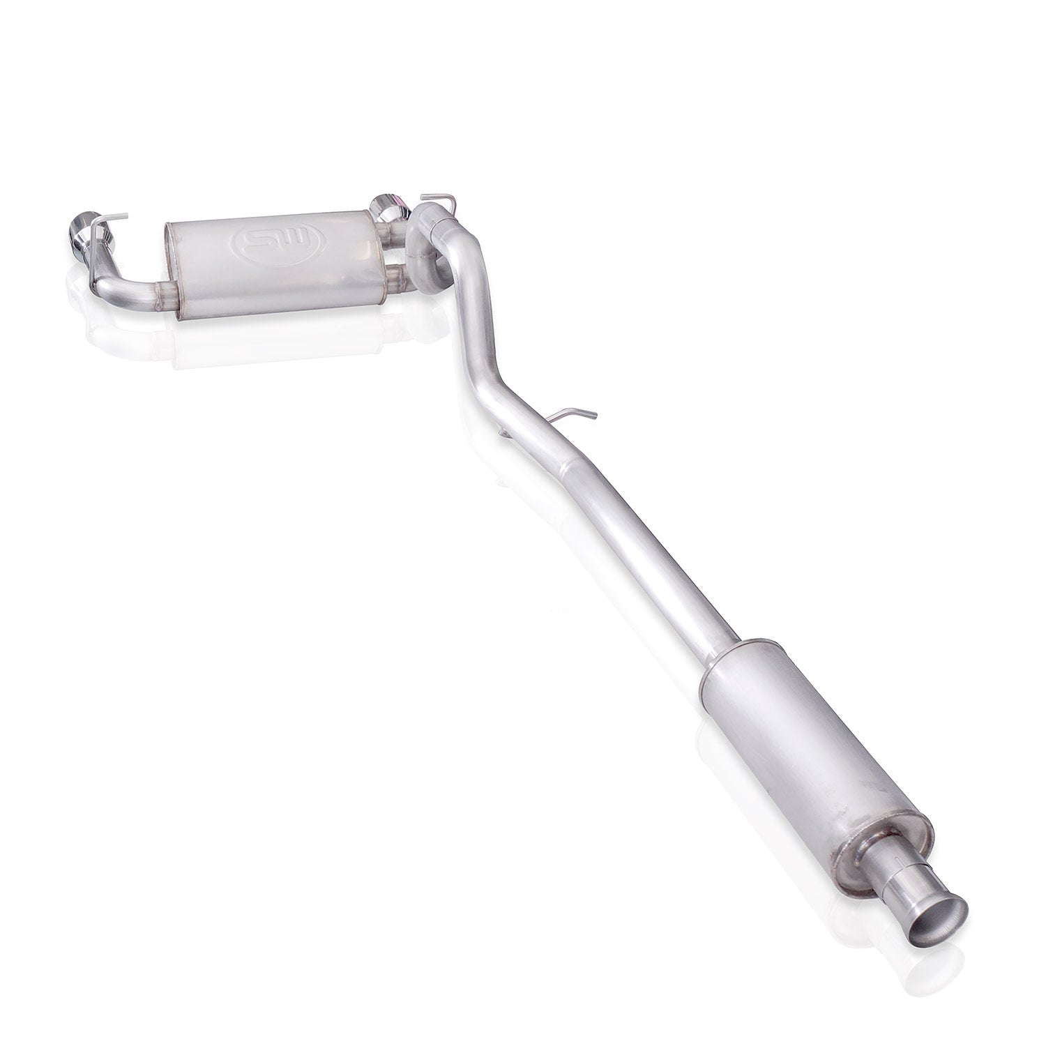 Stainless Works Catback Dual Outlet Turbo Muffler Factory Connect - Apollo Off-Road