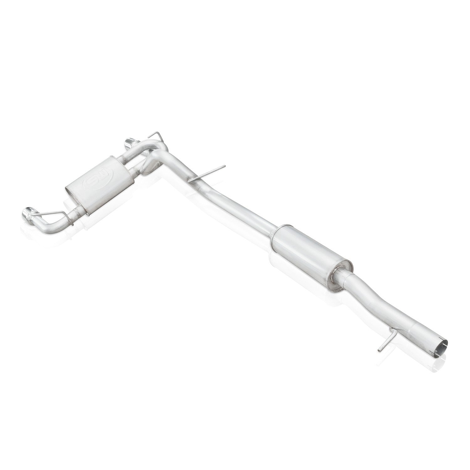 Stainless Works Catback Dual Outlet Turbo Muffler Factory Connect - Apollo Off-Road