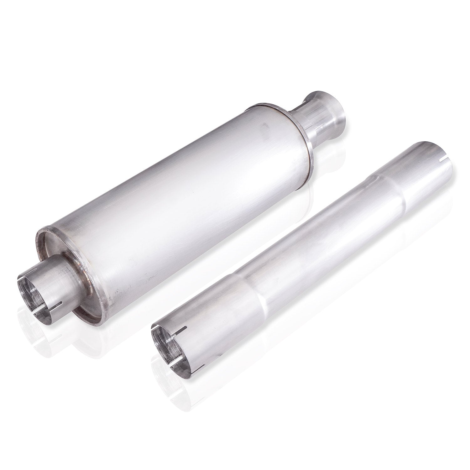 Stainless Works Catback Dual Outlet Turbo Muffler Factory Connect - Apollo Off-Road