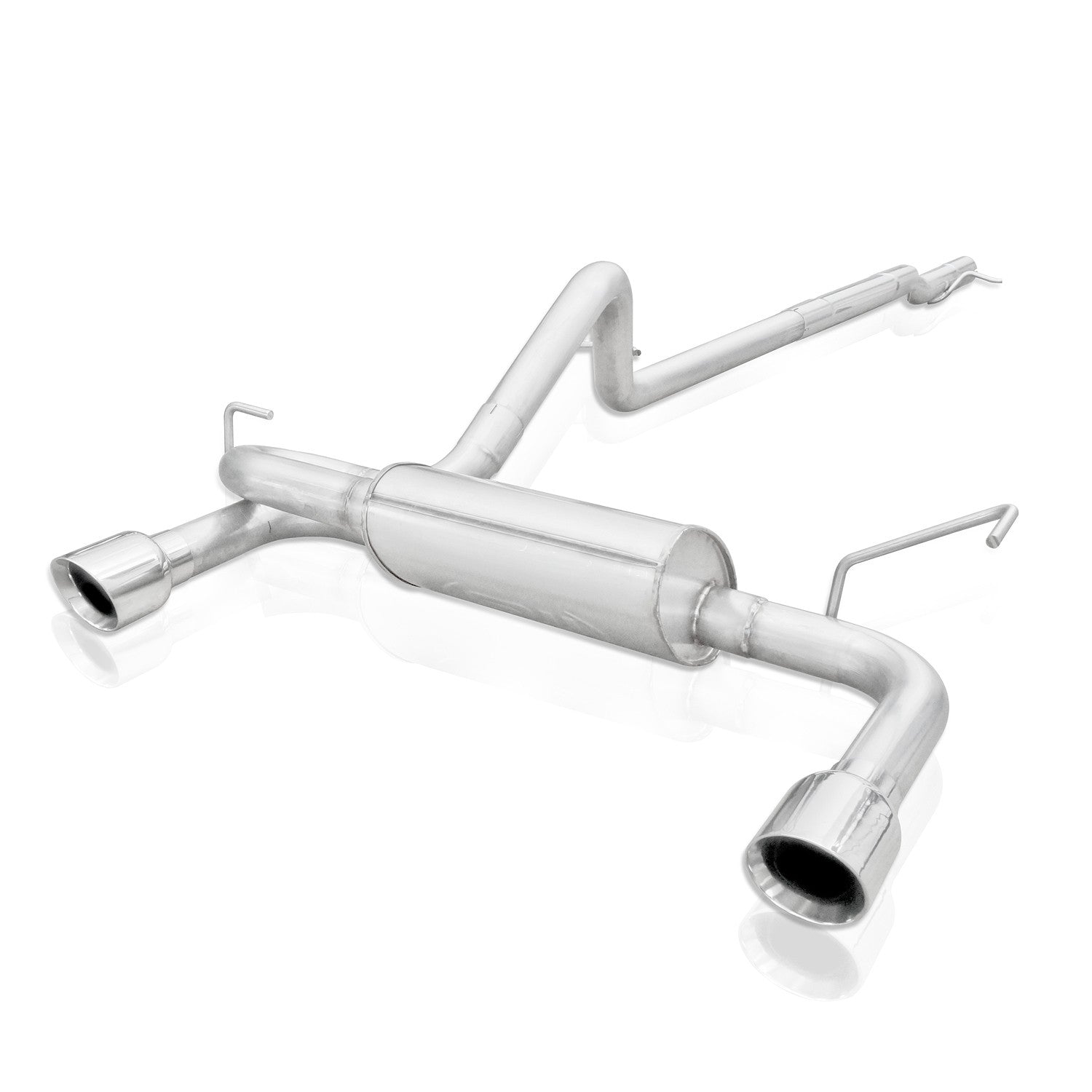 Stainless Works Catback Dual Outlet Turbo Muffler Factory Connect - Apollo Off-Road