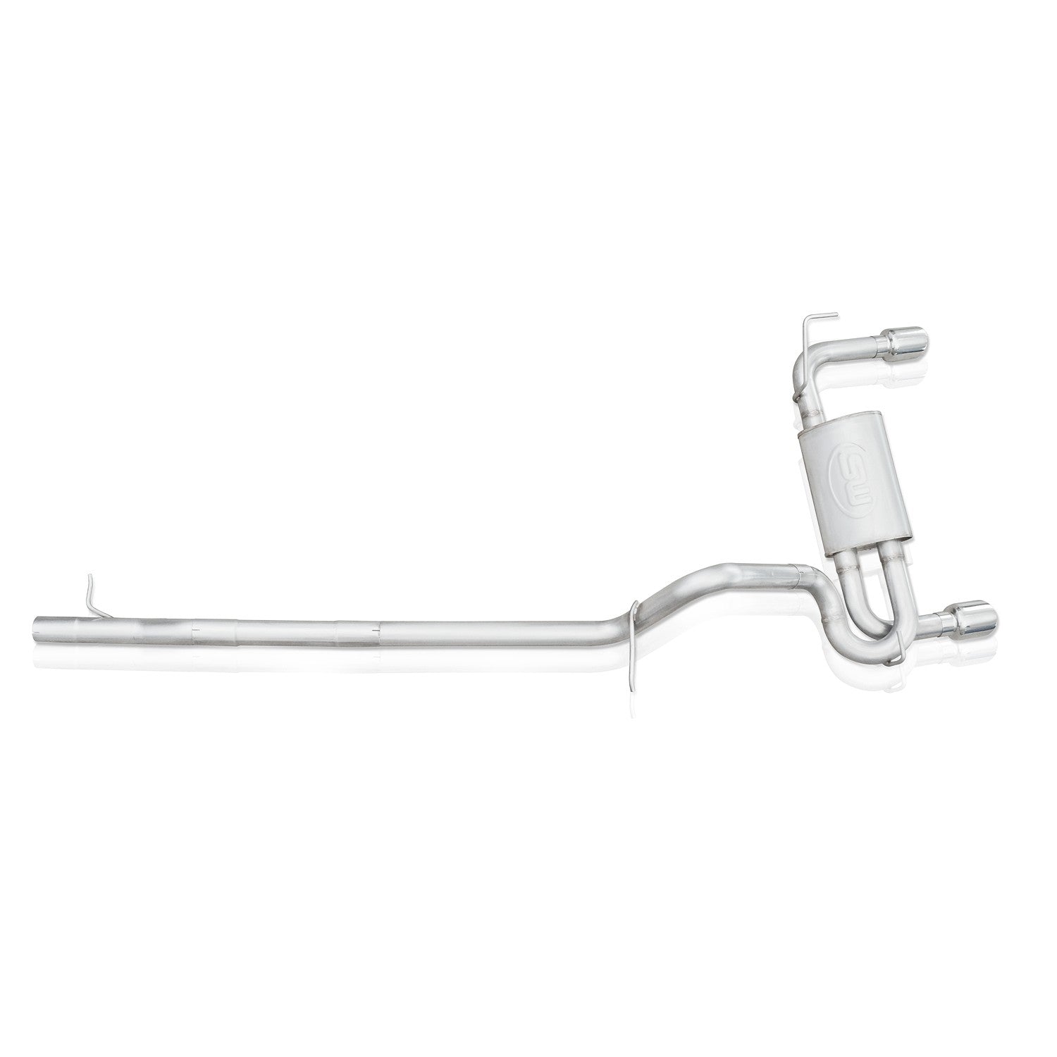 Stainless Works Catback Dual Outlet Turbo Muffler Factory Connect - Apollo Off-Road
