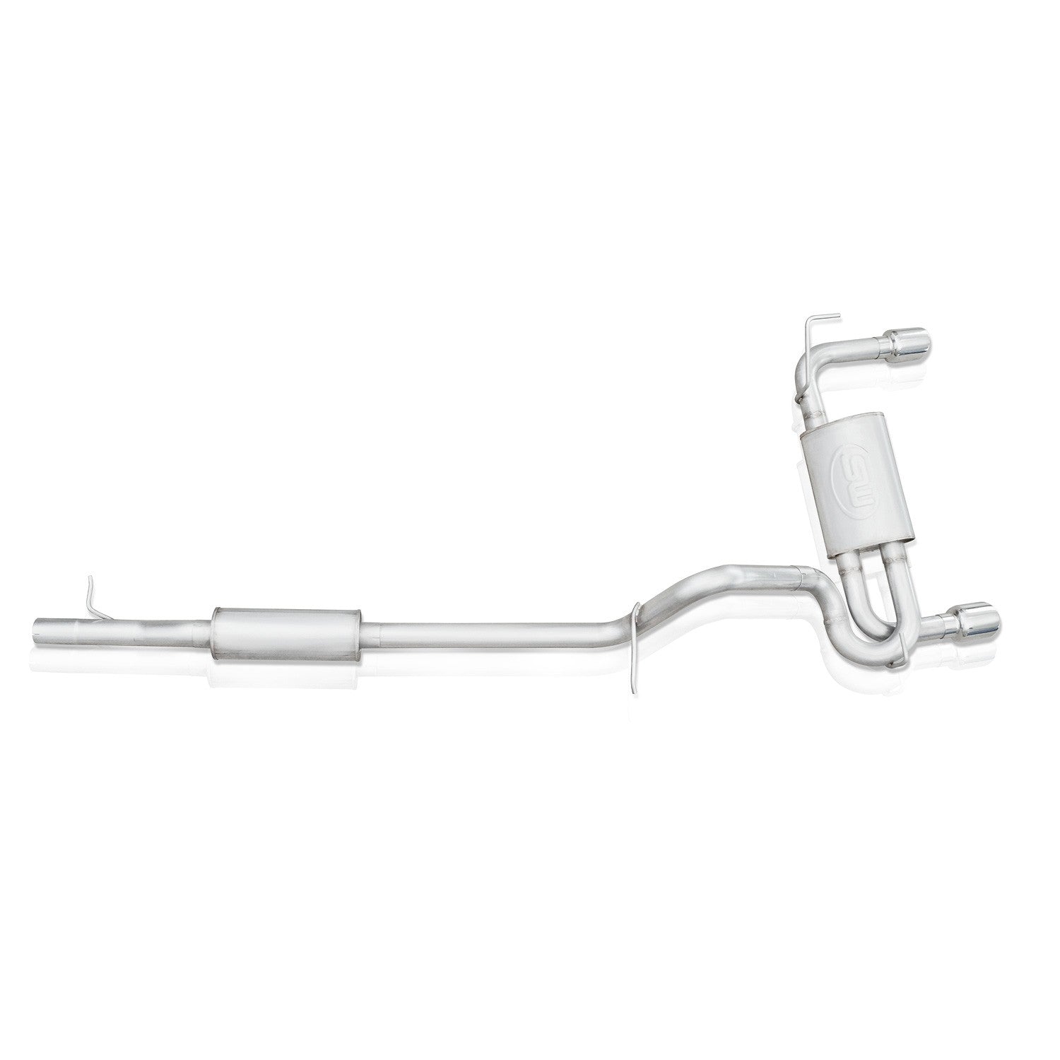 Stainless Works Catback Dual Outlet Turbo Muffler Factory Connect - Apollo Off-Road