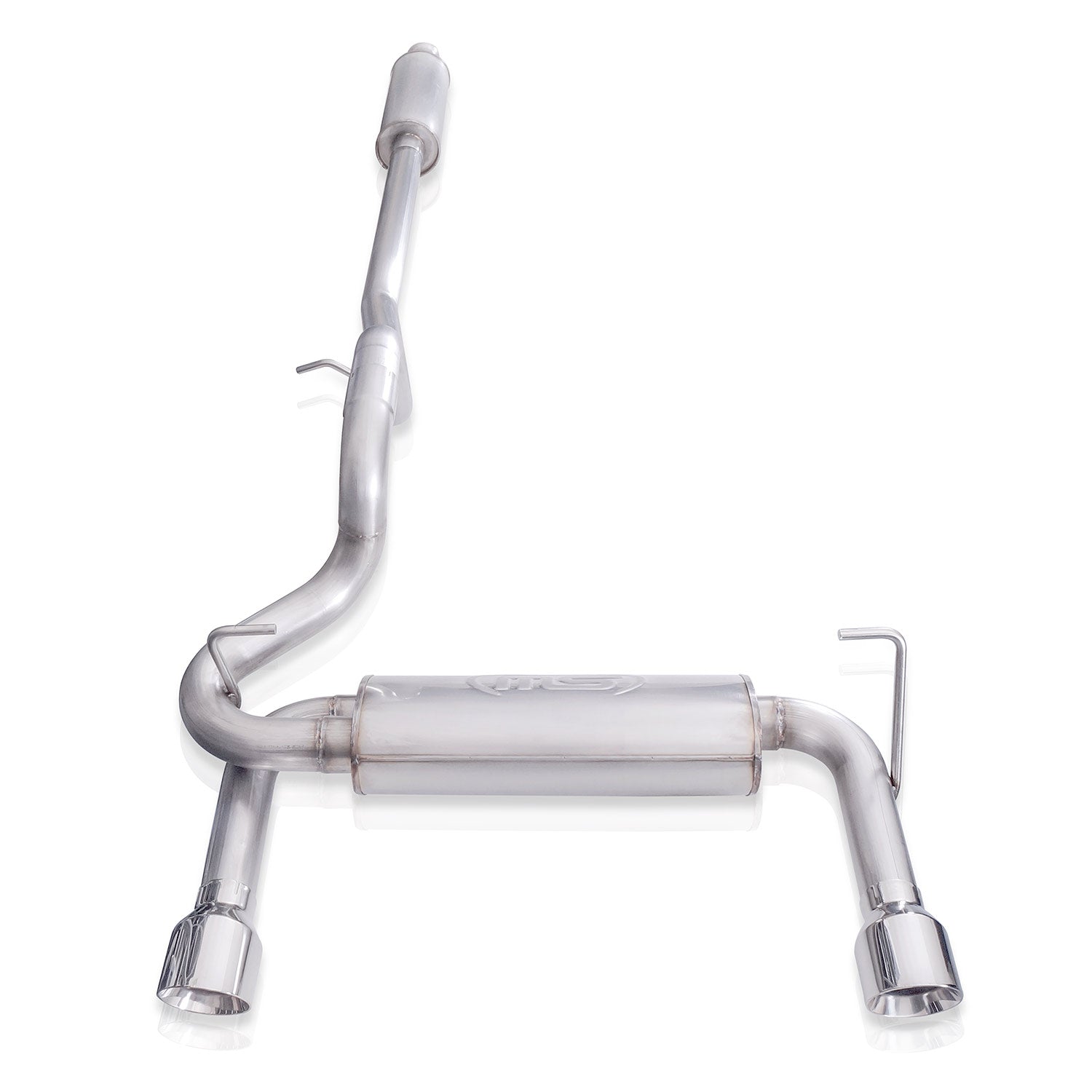 Stainless Works Catback Dual Outlet Turbo Muffler Factory Connect - Apollo Off-Road