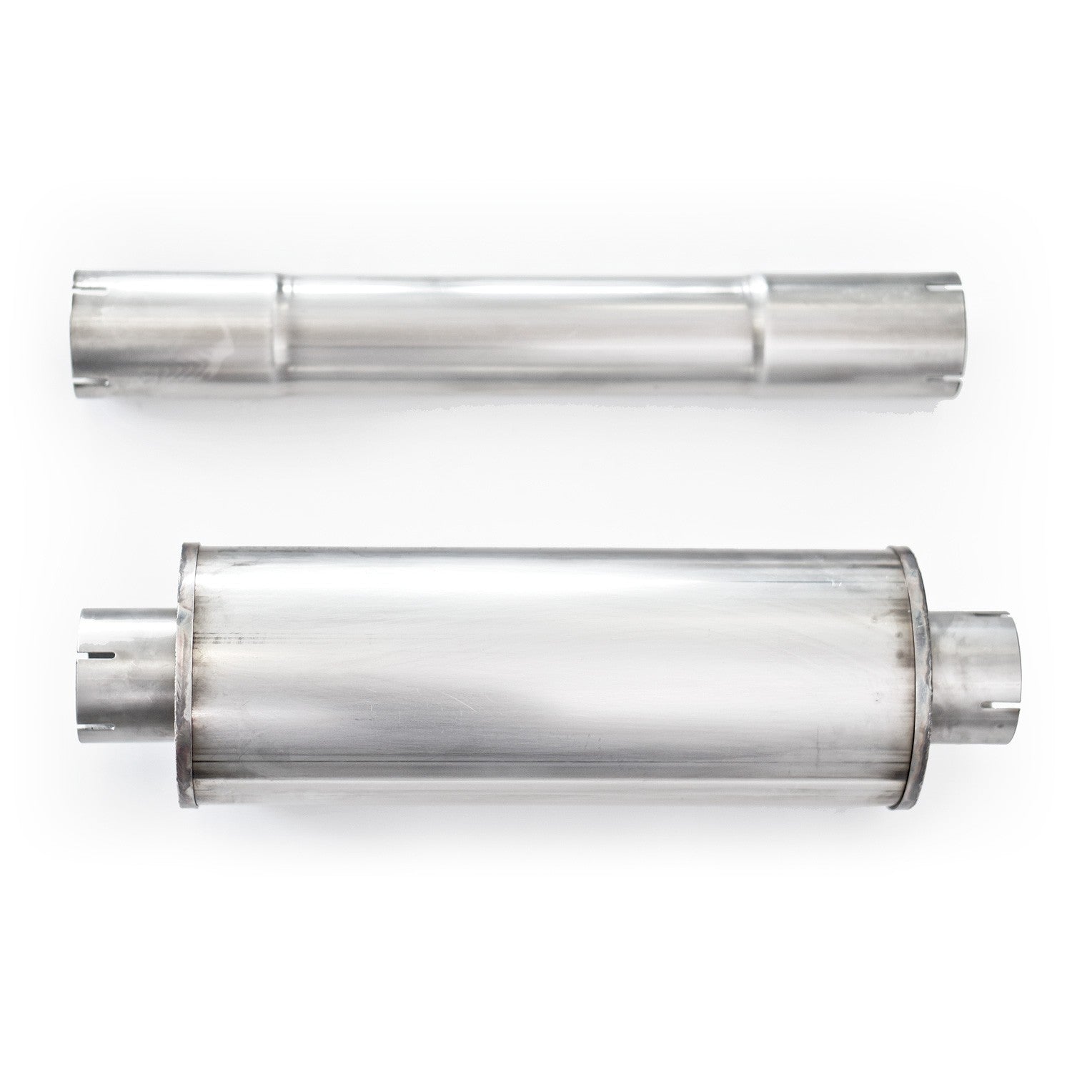 Stainless Works Catback Dual Outlet Turbo Muffler Factory Connect - Apollo Off-Road