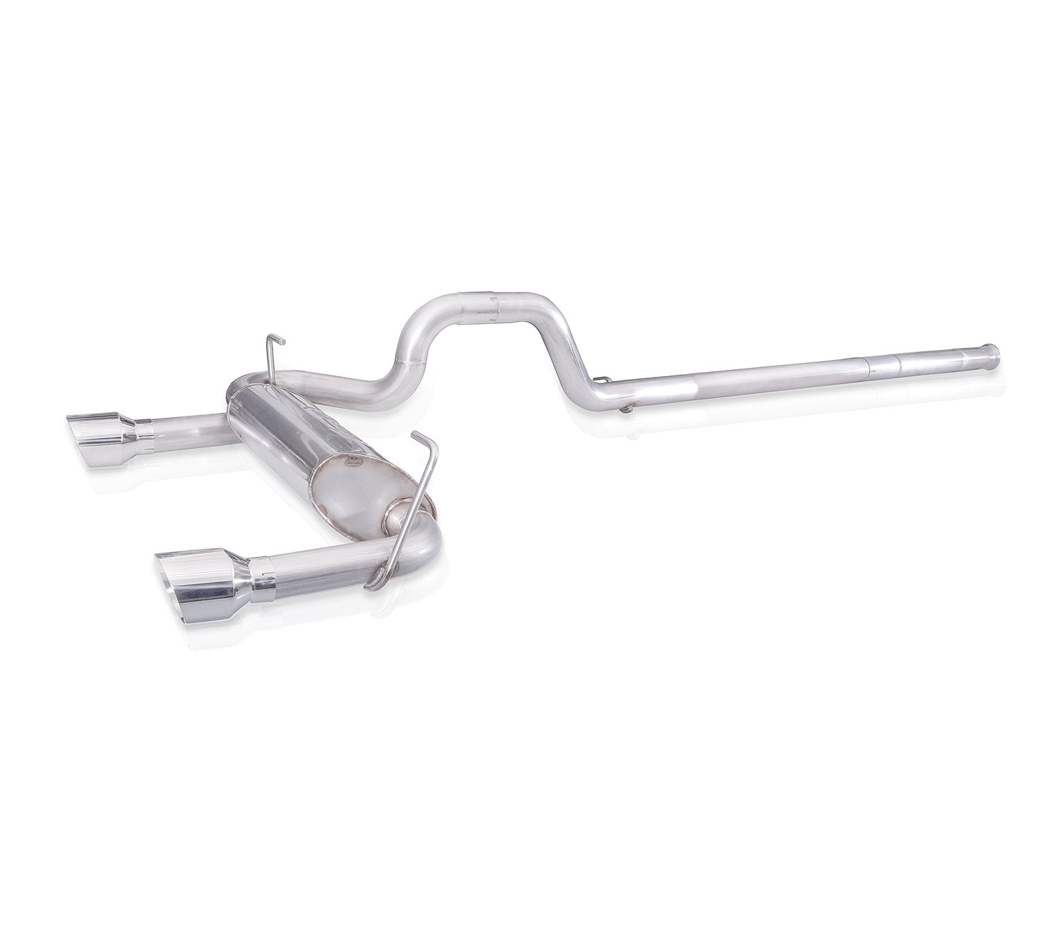 Stainless Works Catback Dual Outlet Turbo Muffler Factory Connect - Apollo Off-Road
