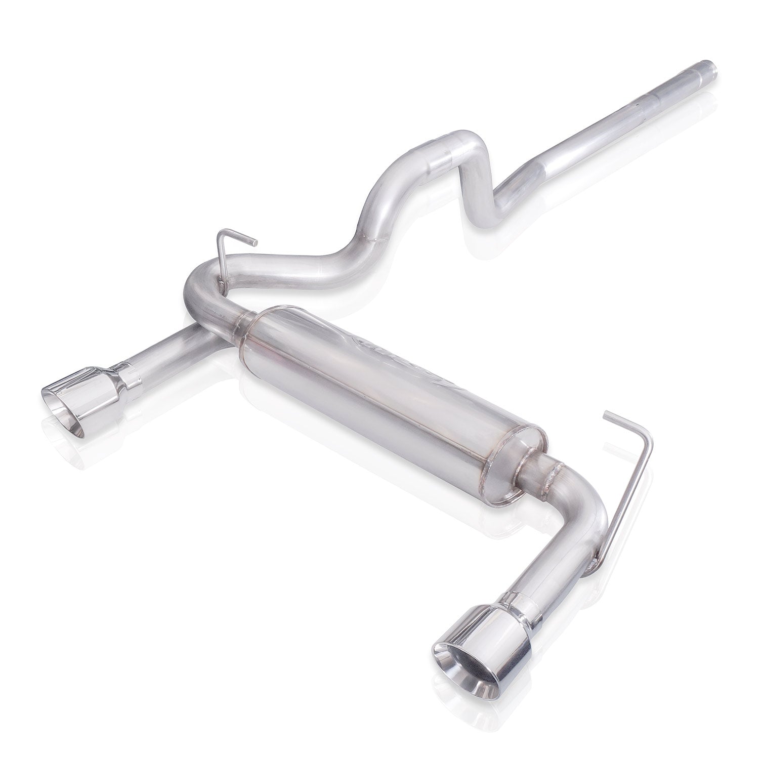 Stainless Works Catback Dual Outlet Turbo Muffler Factory Connect - Apollo Off-Road