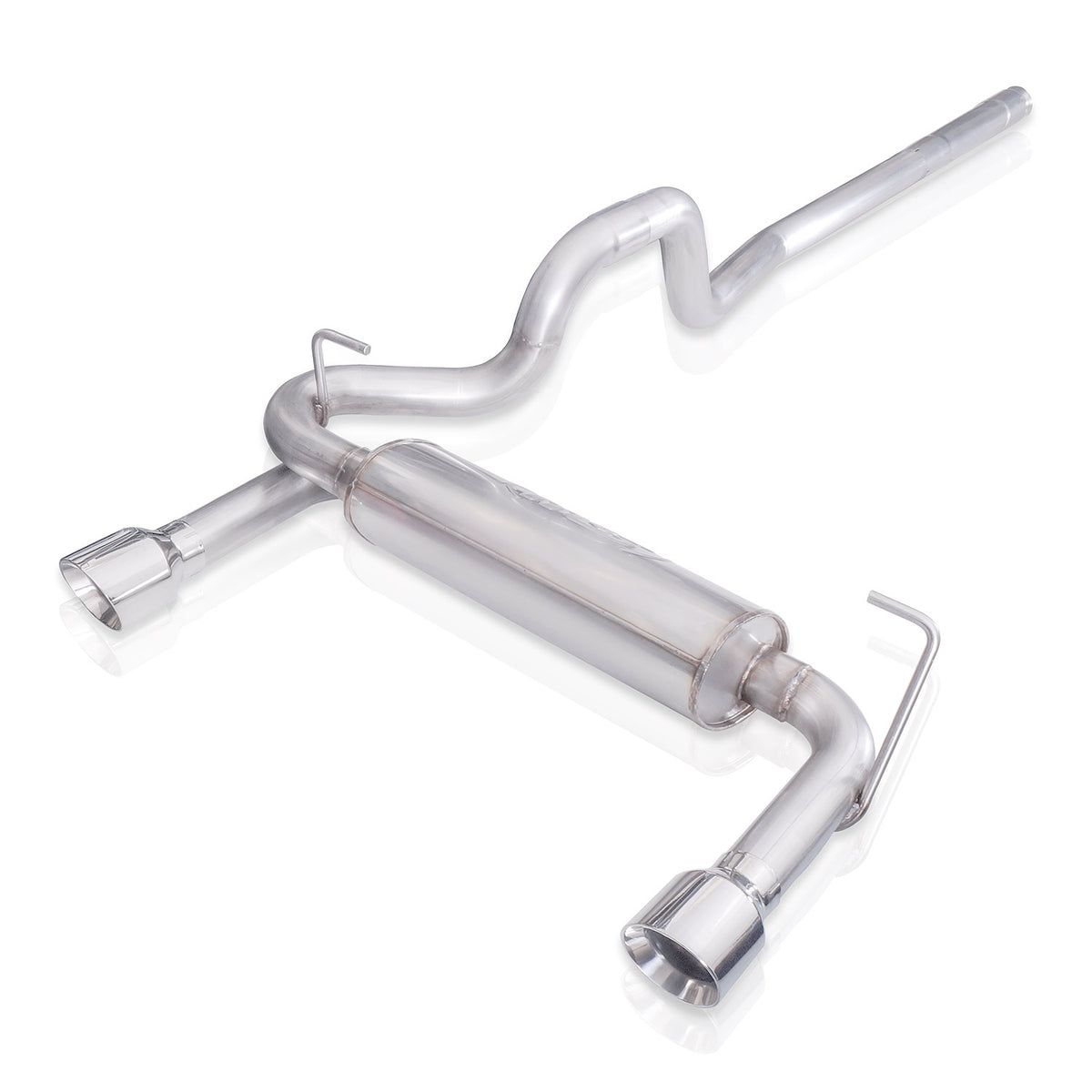Stainless Works Catback Dual Outlet Turbo Muffler Factory Connect - Apollo Off-Road