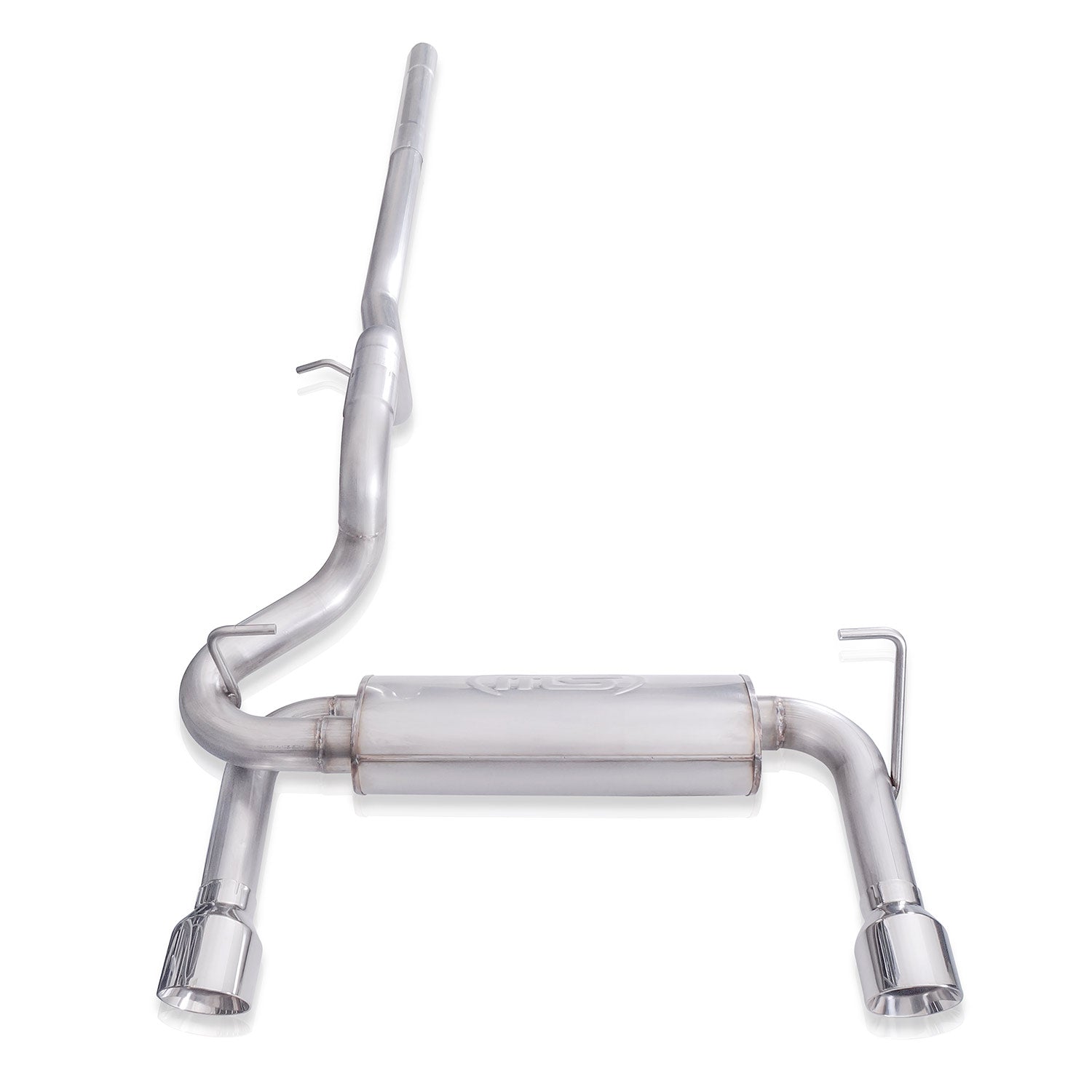 Stainless Works Catback Dual Outlet Turbo Muffler Factory Connect - Apollo Off-Road