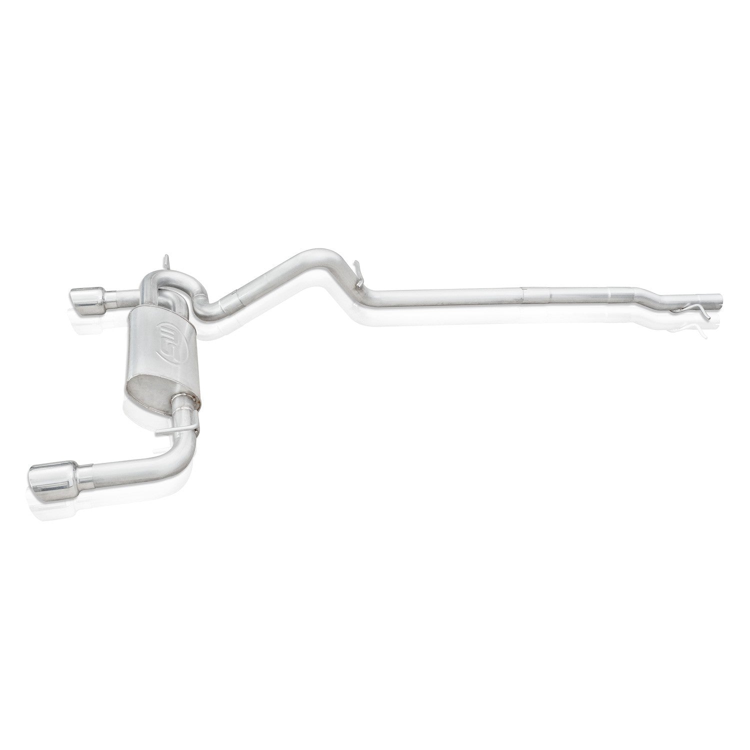 Stainless Works Catback Dual Outlet Turbo Muffler Factory Connect - Apollo Off-Road