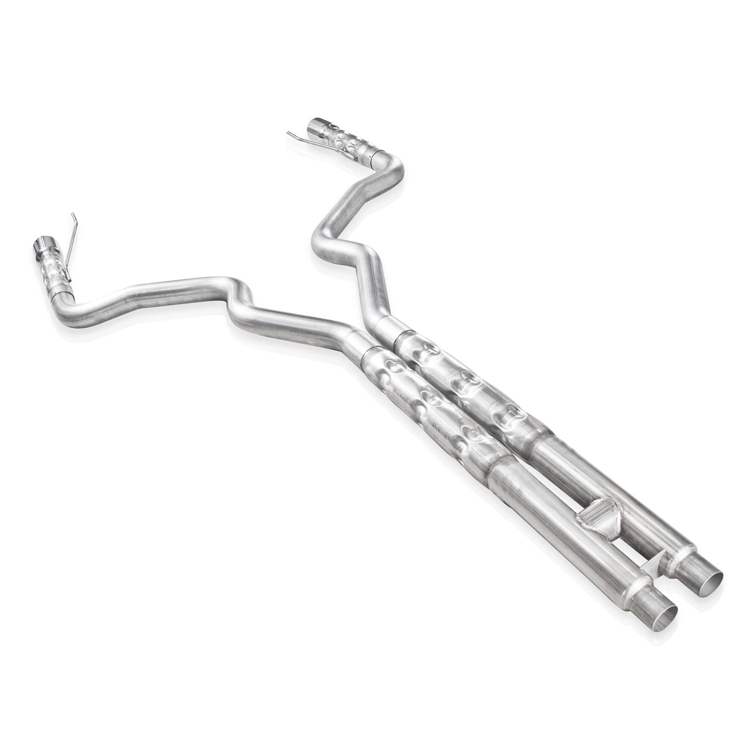 Stainless Works Catback Dual Retro 2-1/2" Core Rounds H-Pipe Factory Connect - Apollo Off-Road
