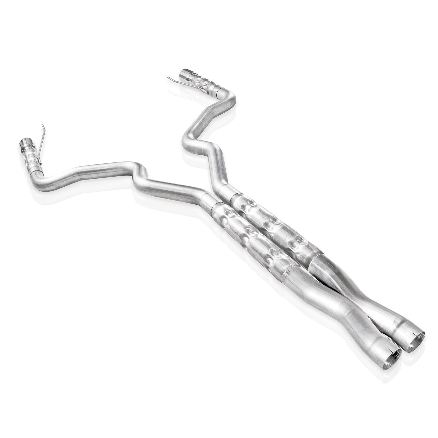 Stainless Works Catback Dual Retro 2-1/2" Core Rounds H-Pipe Performance Connect - Apollo Off-Road