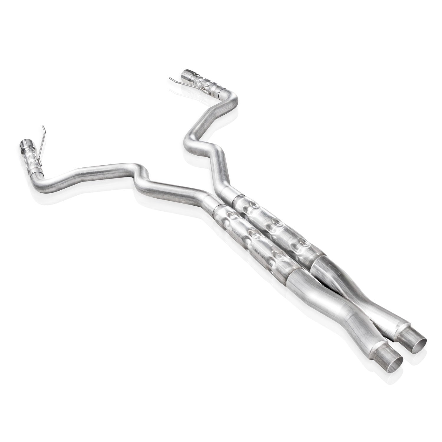 Stainless Works Catback Dual Retro 3" Core Rounds X-Pipe Factory Connect - Apollo Off-Road