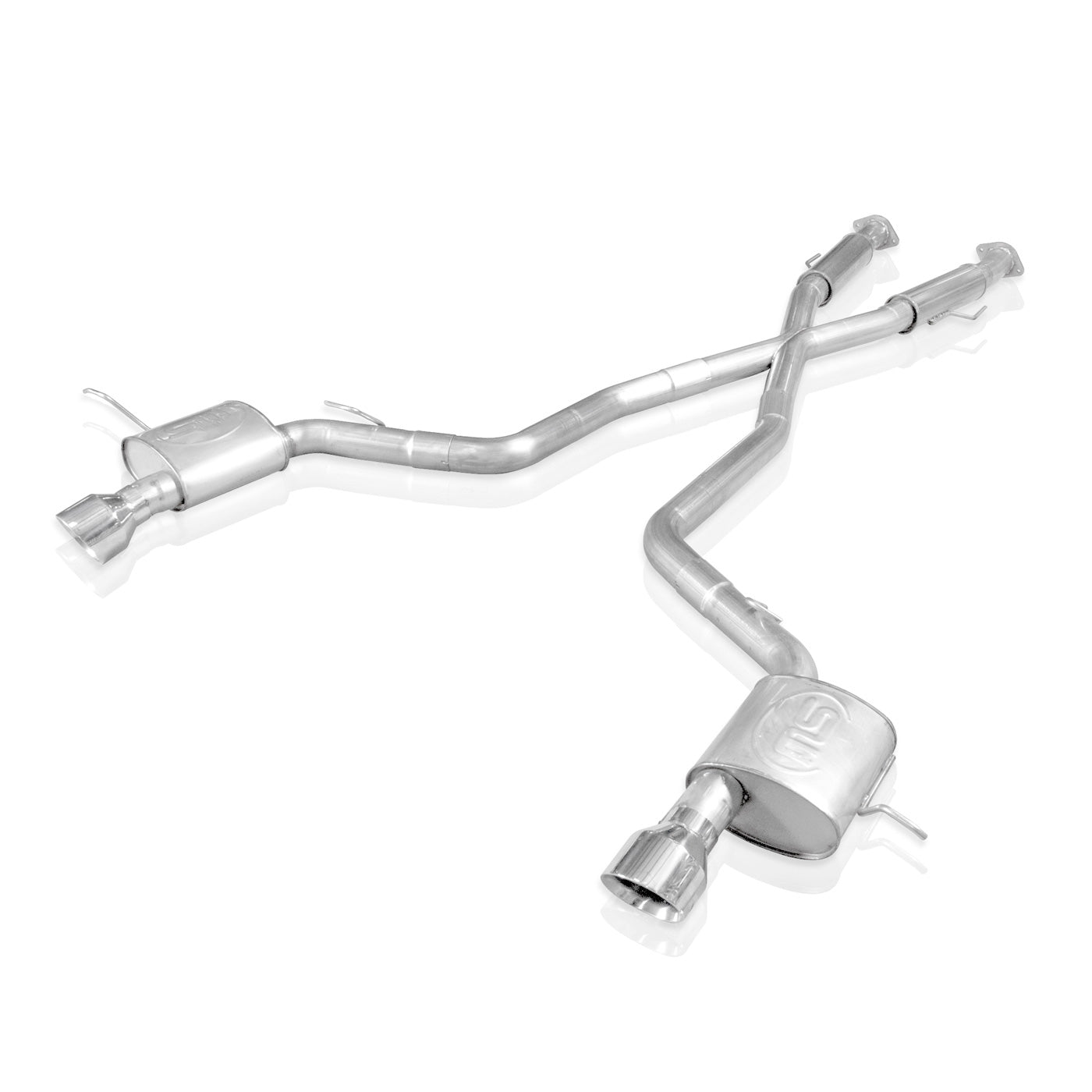 Stainless Works Catback Dual S-Tube Mufflers Factory Connect - Apollo Off-Road