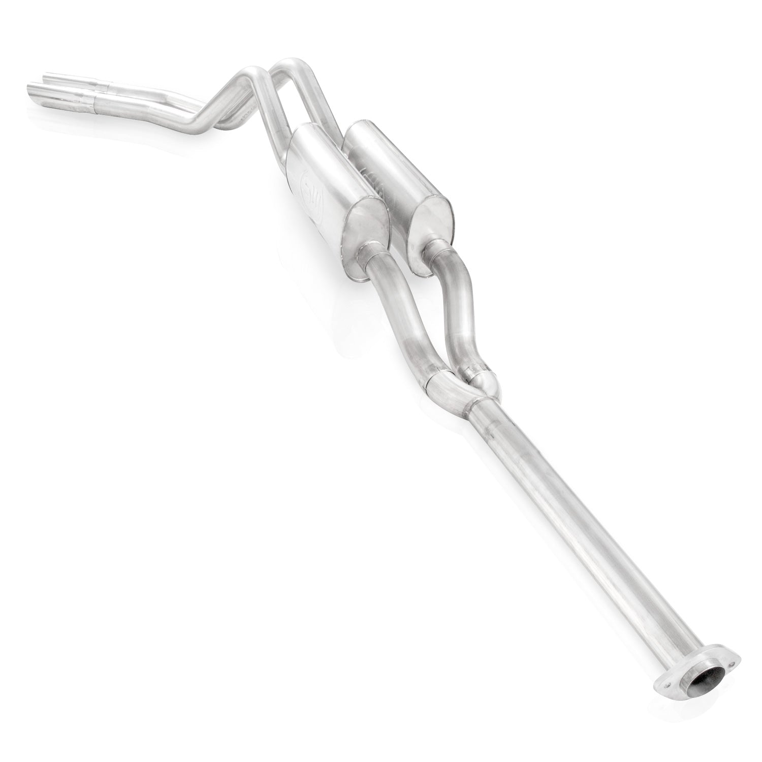 Stainless Works Catback Dual S-Tube Mufflers Factory Connect - Apollo Off-Road