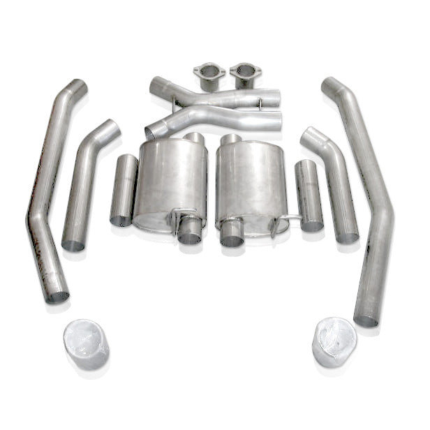 Stainless Works Catback Dual Turbo Chambered Mufflers Factory Connect - Apollo Off-Road