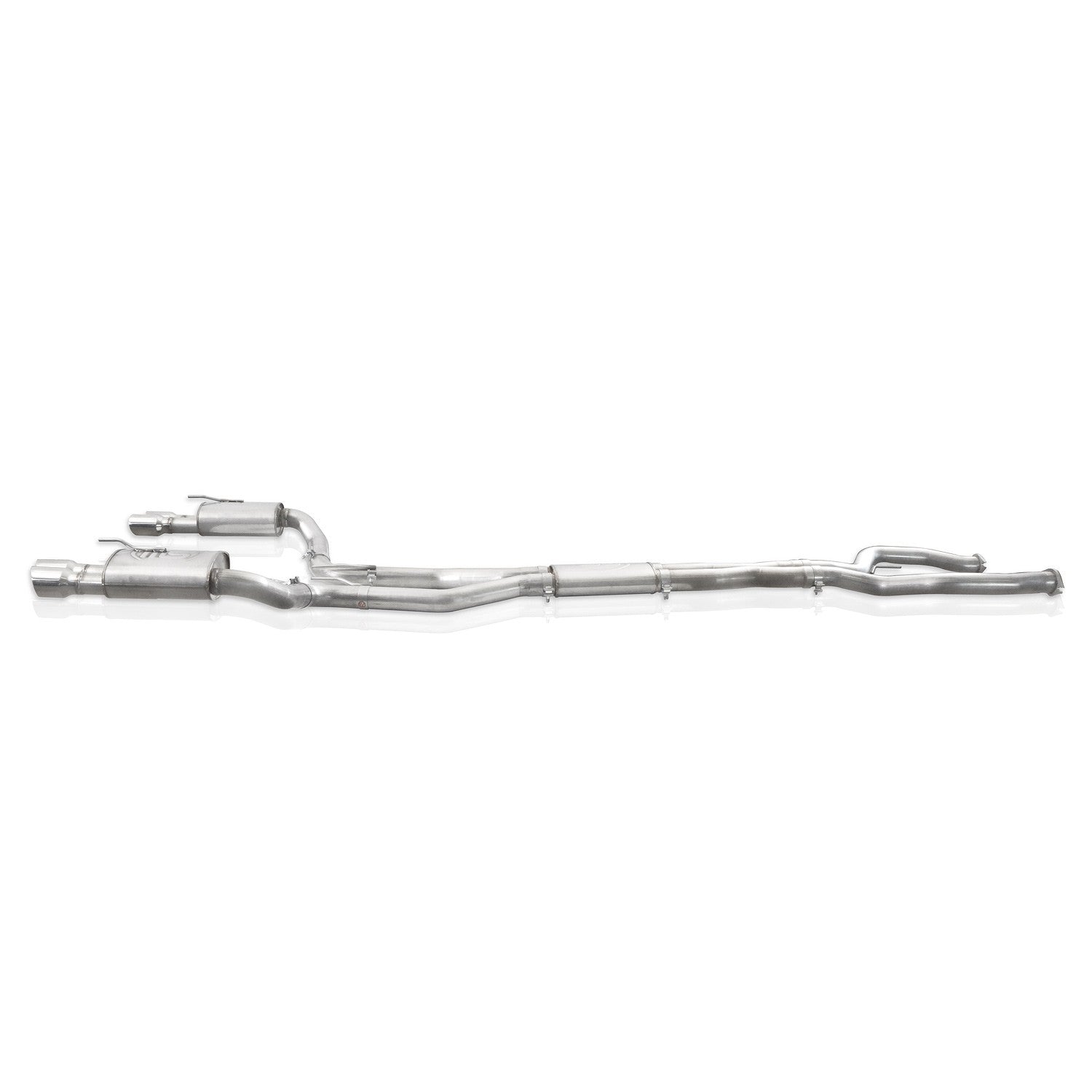 Stainless Works Catback Dual Turbo Chambered Mufflers Factory Connect - Apollo Off-Road