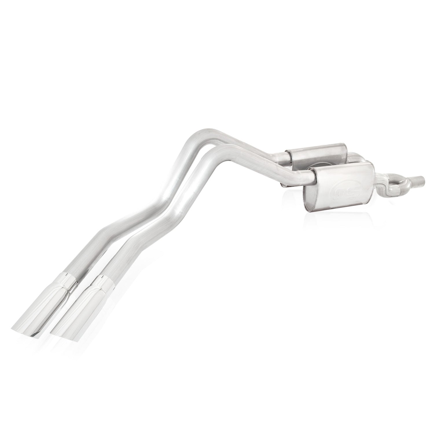 Stainless Works Catback Dual Turbo Chambered Mufflers Factory Connect - Apollo Off-Road