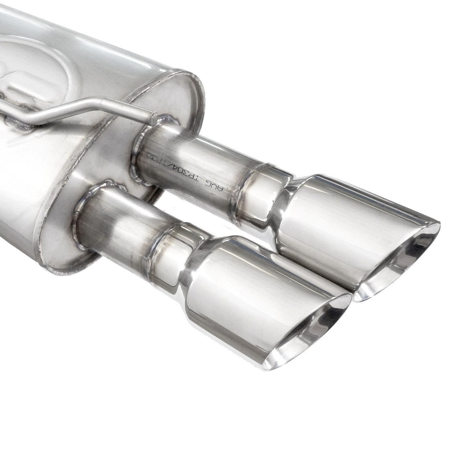 Stainless Works Catback Dual Turbo Chambered Mufflers Factory Connect - Apollo Off-Road