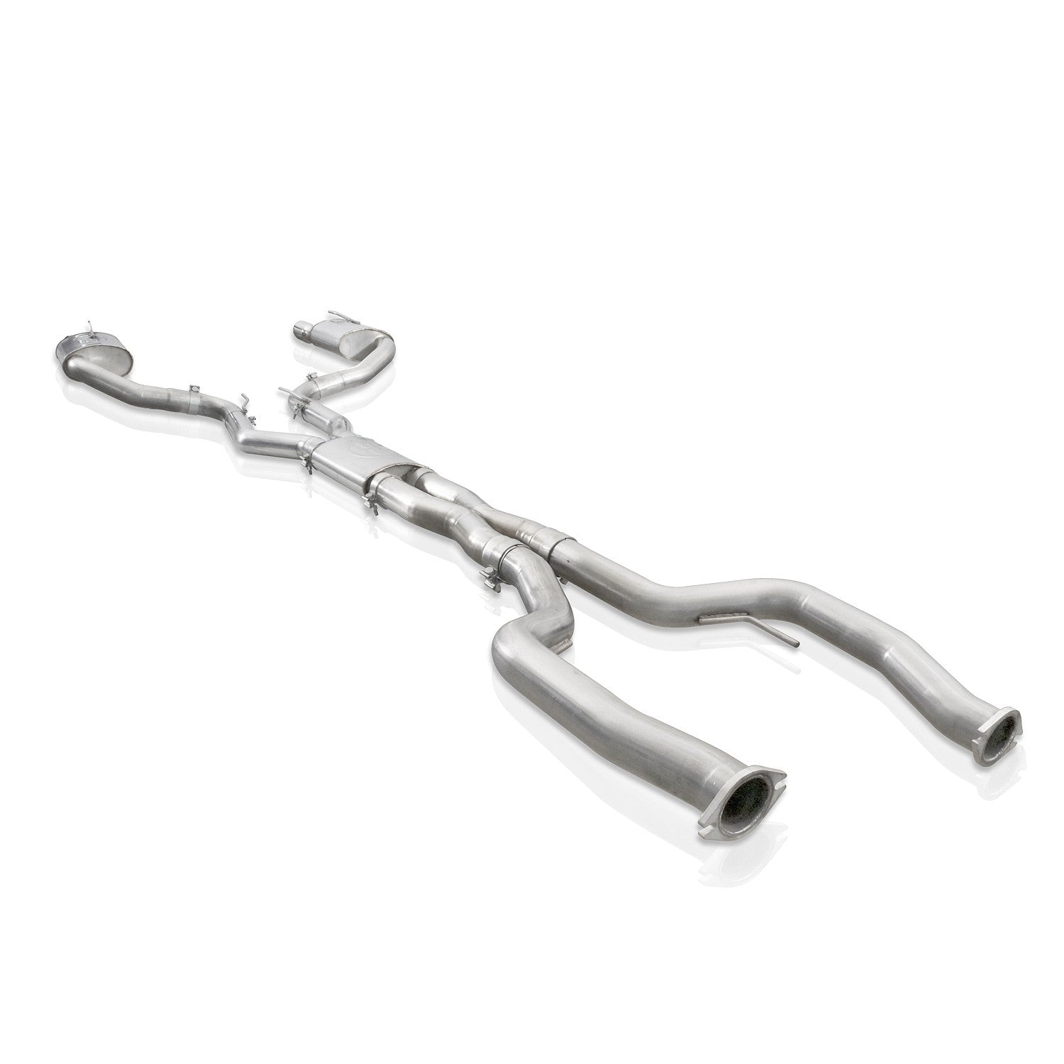 Stainless Works Catback Dual Turbo Chambered Mufflers Factory Connect - Apollo Off-Road
