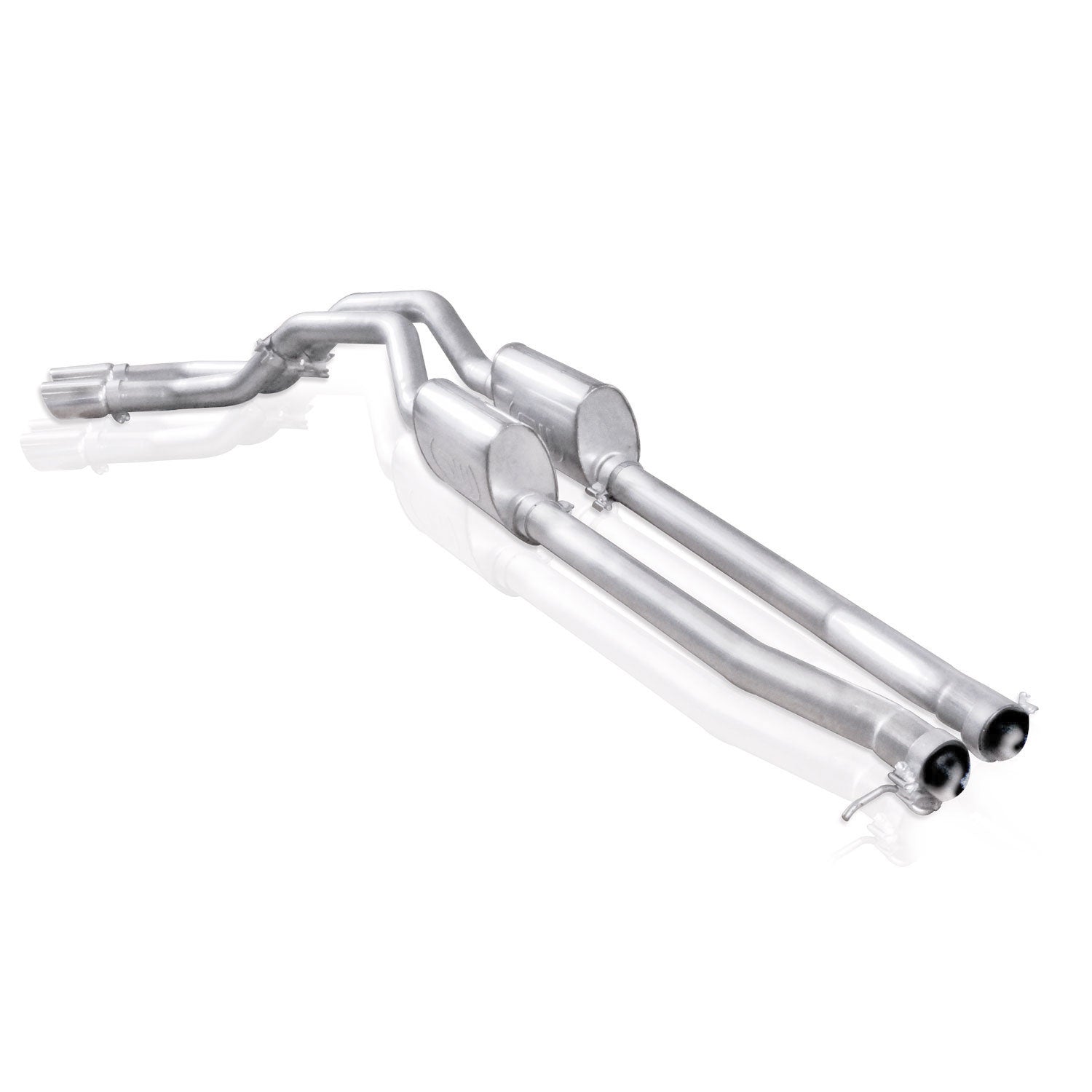 Stainless Works Catback Dual Turbo Chambered Mufflers Performance Connect - Apollo Off-Road