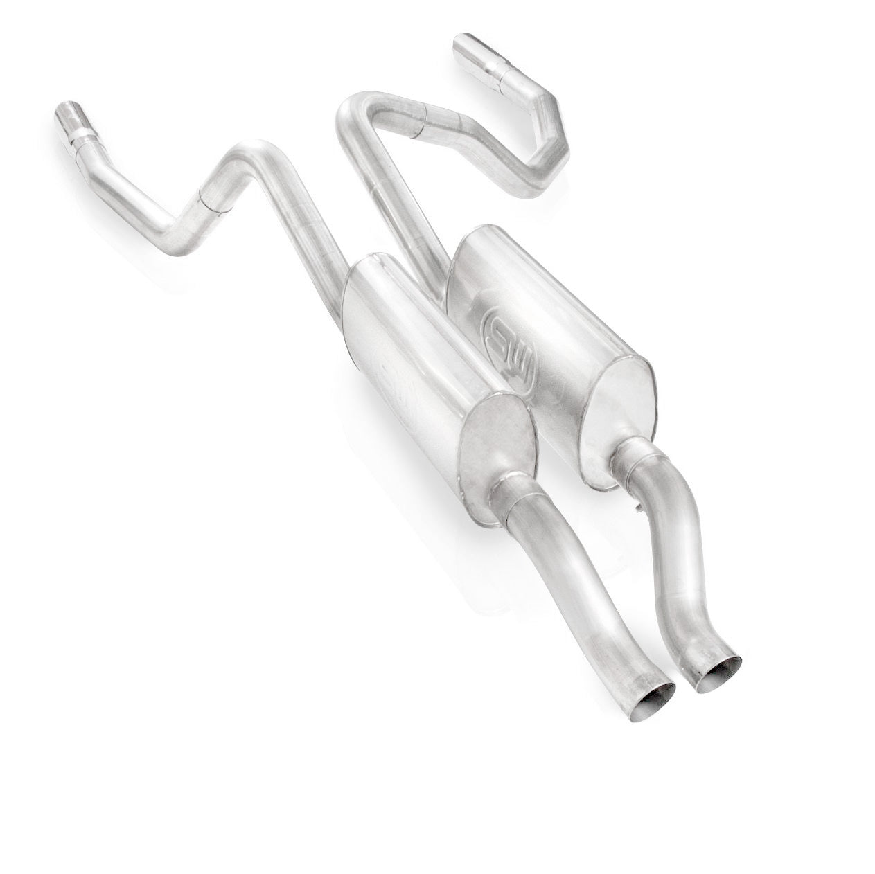 Stainless Works Catback Dual Turbo Chambered Mufflers Performance Connect - Apollo Off-Road