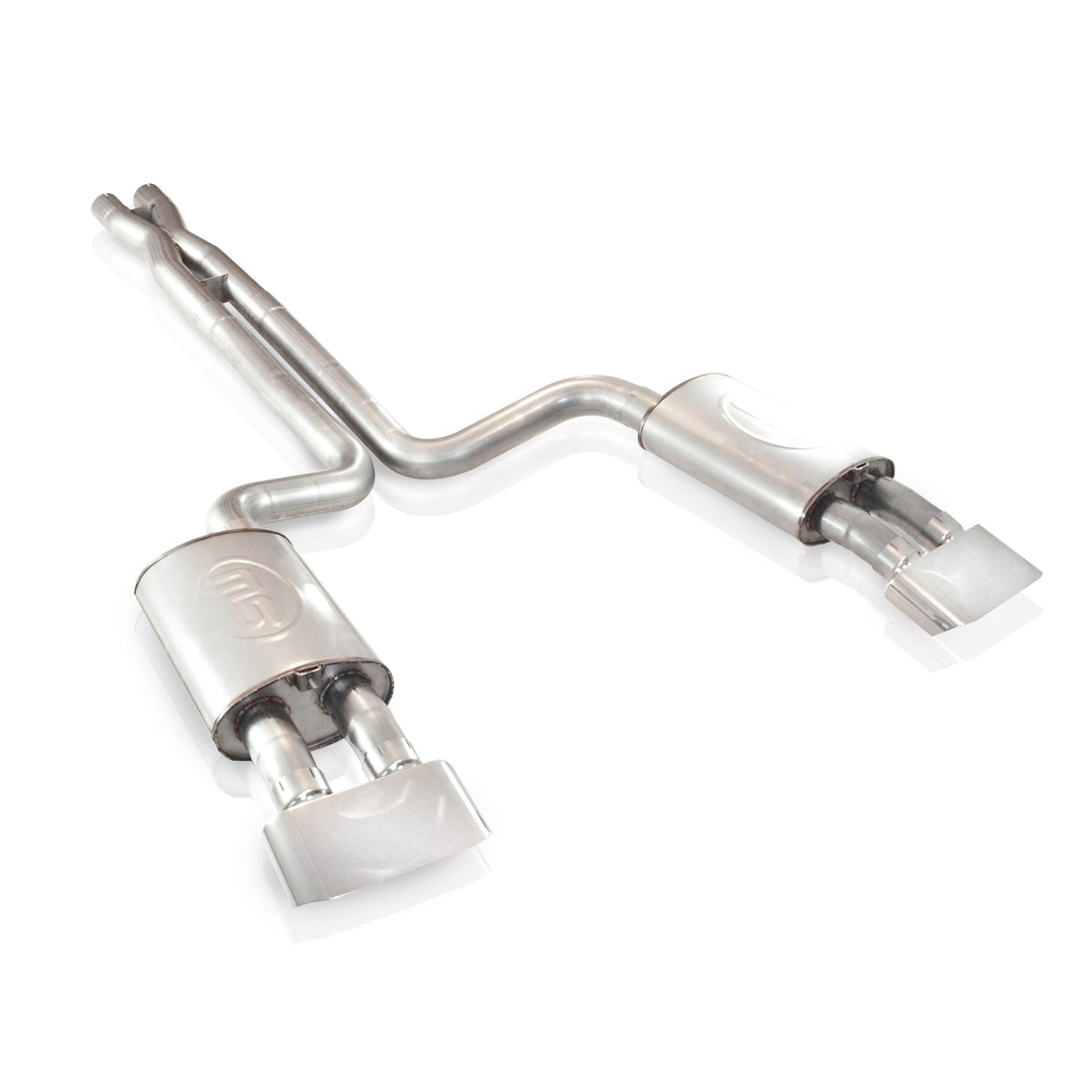 Stainless Works Catback Dual Turbo Chambered Mufflers Performance Connect - Apollo Off-Road