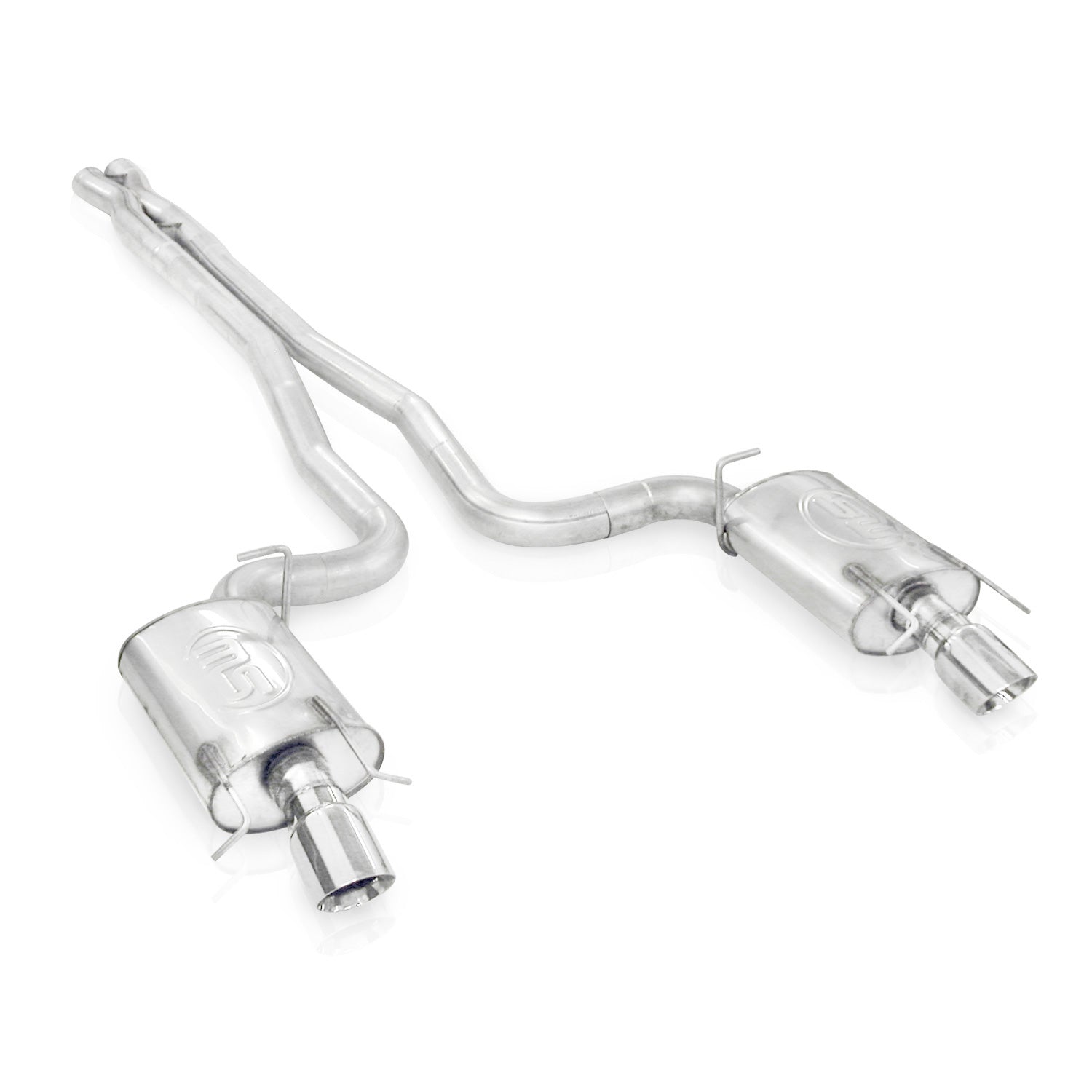 Stainless Works Catback Dual Turbo Chambered Mufflers Performance Connect - Apollo Off-Road