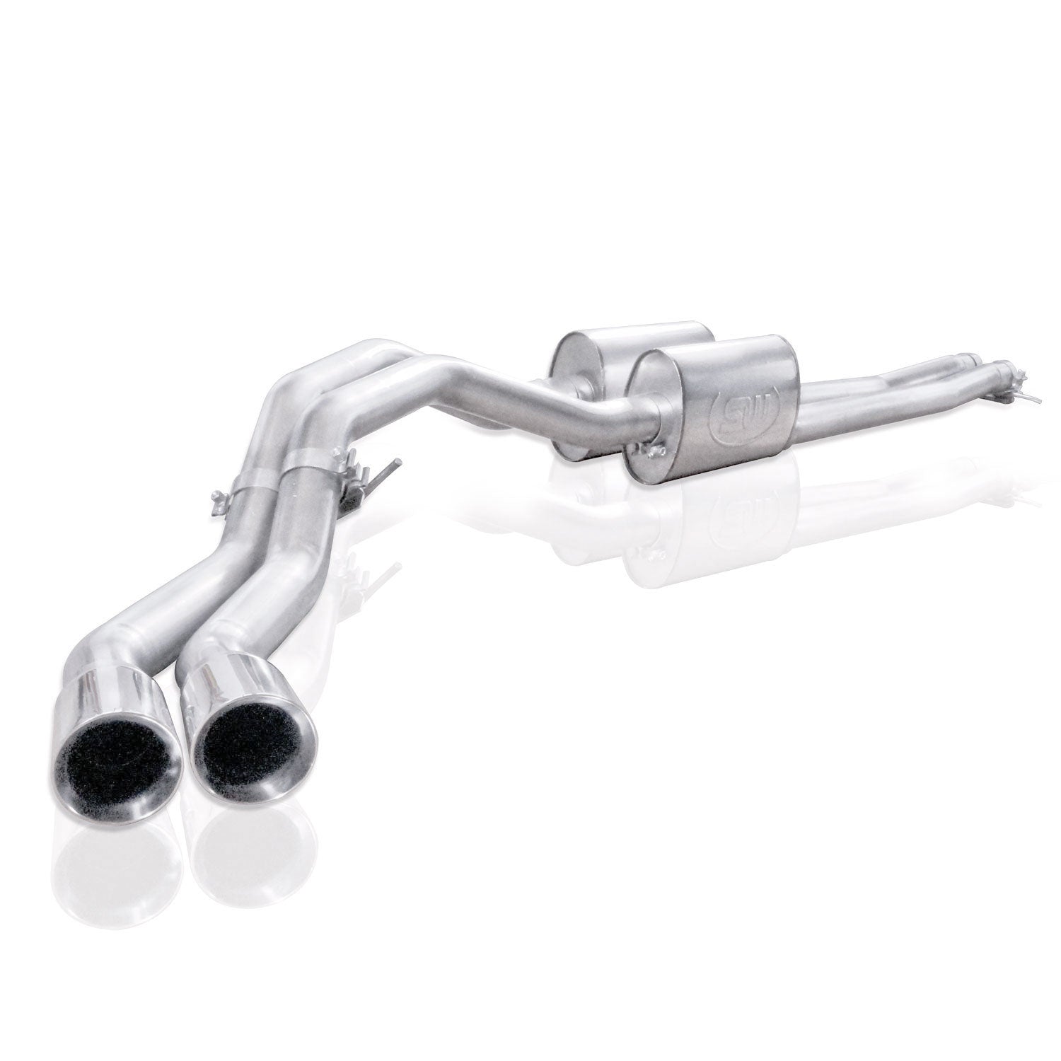 Stainless Works Catback Dual Turbo Chambered Mufflers Performance Connect - Apollo Off-Road