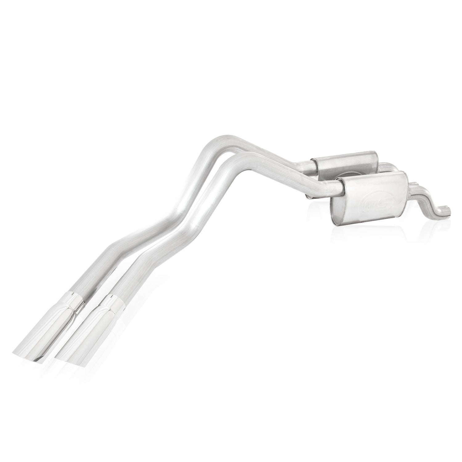 Stainless Works Catback Dual Turbo Chambered Mufflers Performance Connect - Apollo Off-Road