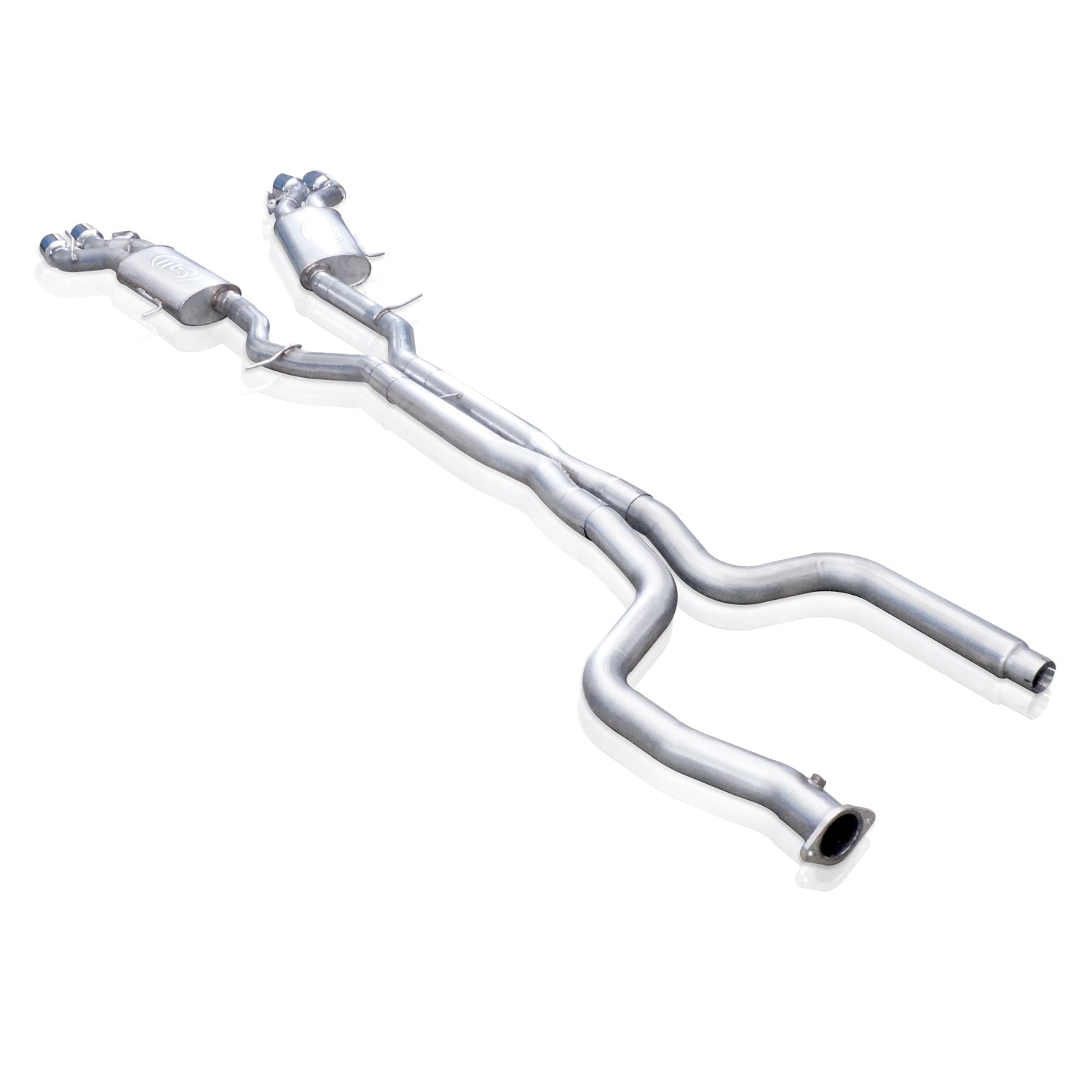 Stainless Works Catback Dual Turbo Custom Mufflers Factory Connect - Apollo Off-Road