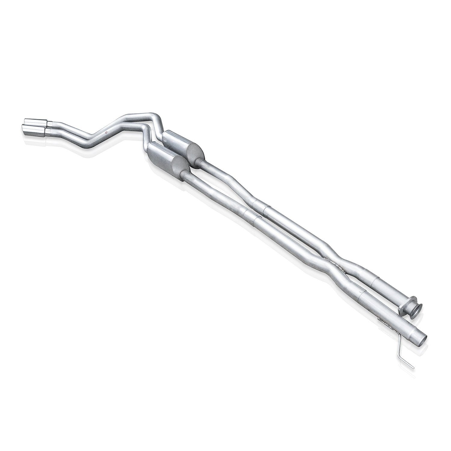 Stainless Works Catback Dual Turbo S-Tube Mufflers Factory & Performance Connect - Apollo Off-Road