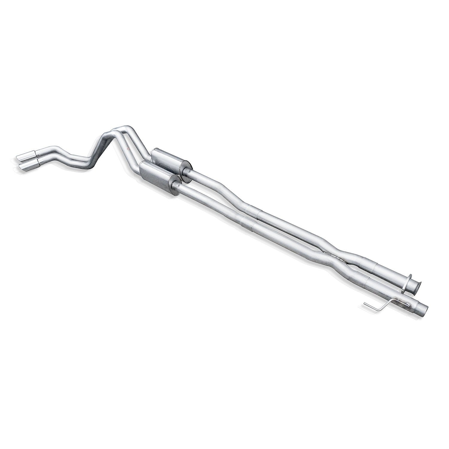 Stainless Works Catback Dual Turbo S-Tube Mufflers Factory & Performance Connect - Apollo Off-Road