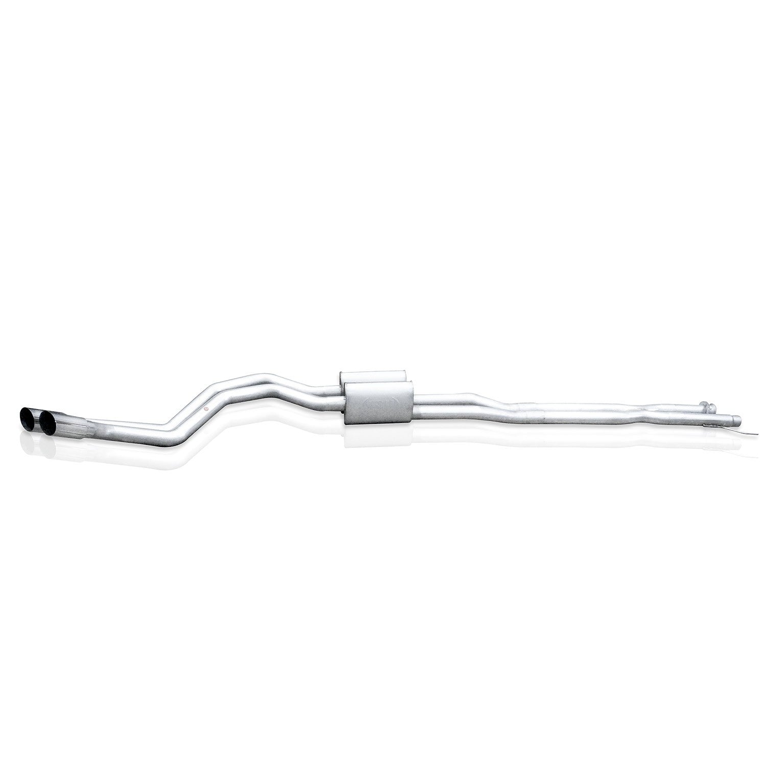 Stainless Works Catback Dual Turbo S-Tube Mufflers Factory & Performance Connect - Apollo Off-Road