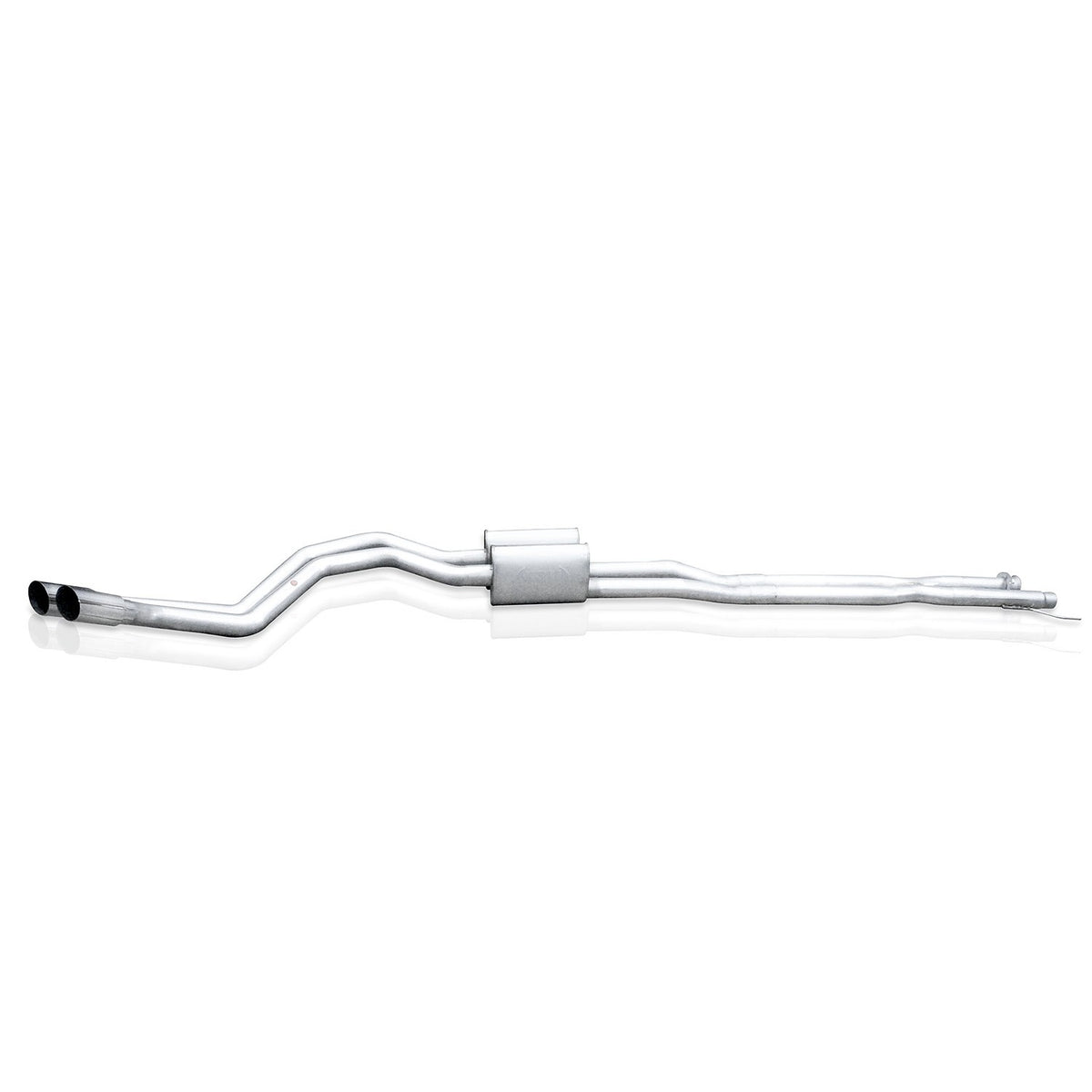 Stainless Works Catback Dual Turbo S-Tube Mufflers Factory & Performance Connect - Apollo Off-Road