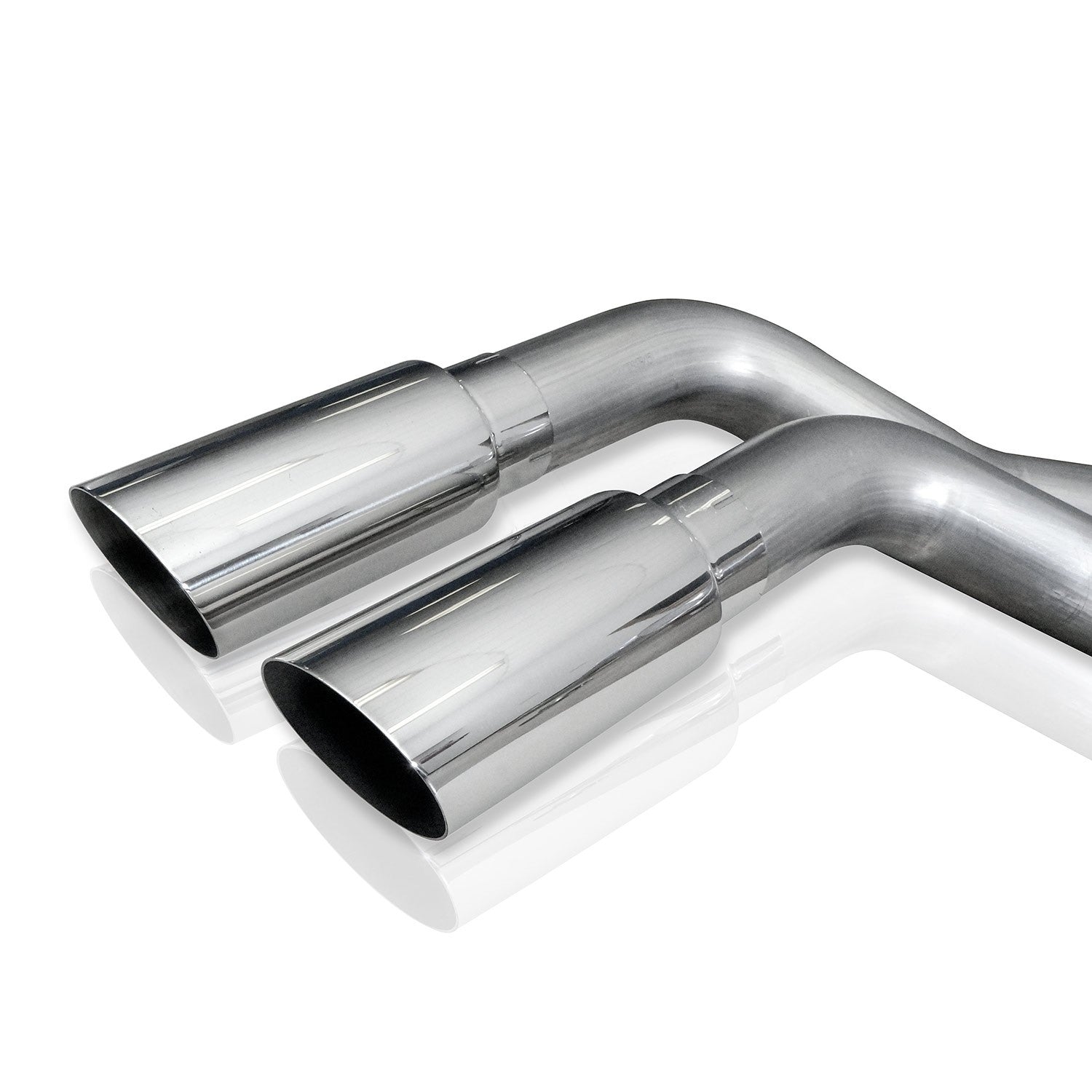 Stainless Works Catback Dual Turbo S-Tube Mufflers Factory & Performance Connect - Apollo Off-Road